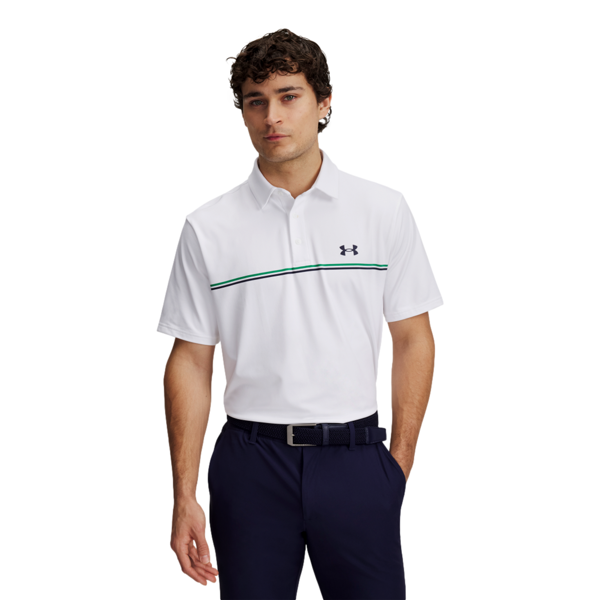 UA Playoff Stripe Polo Shirt