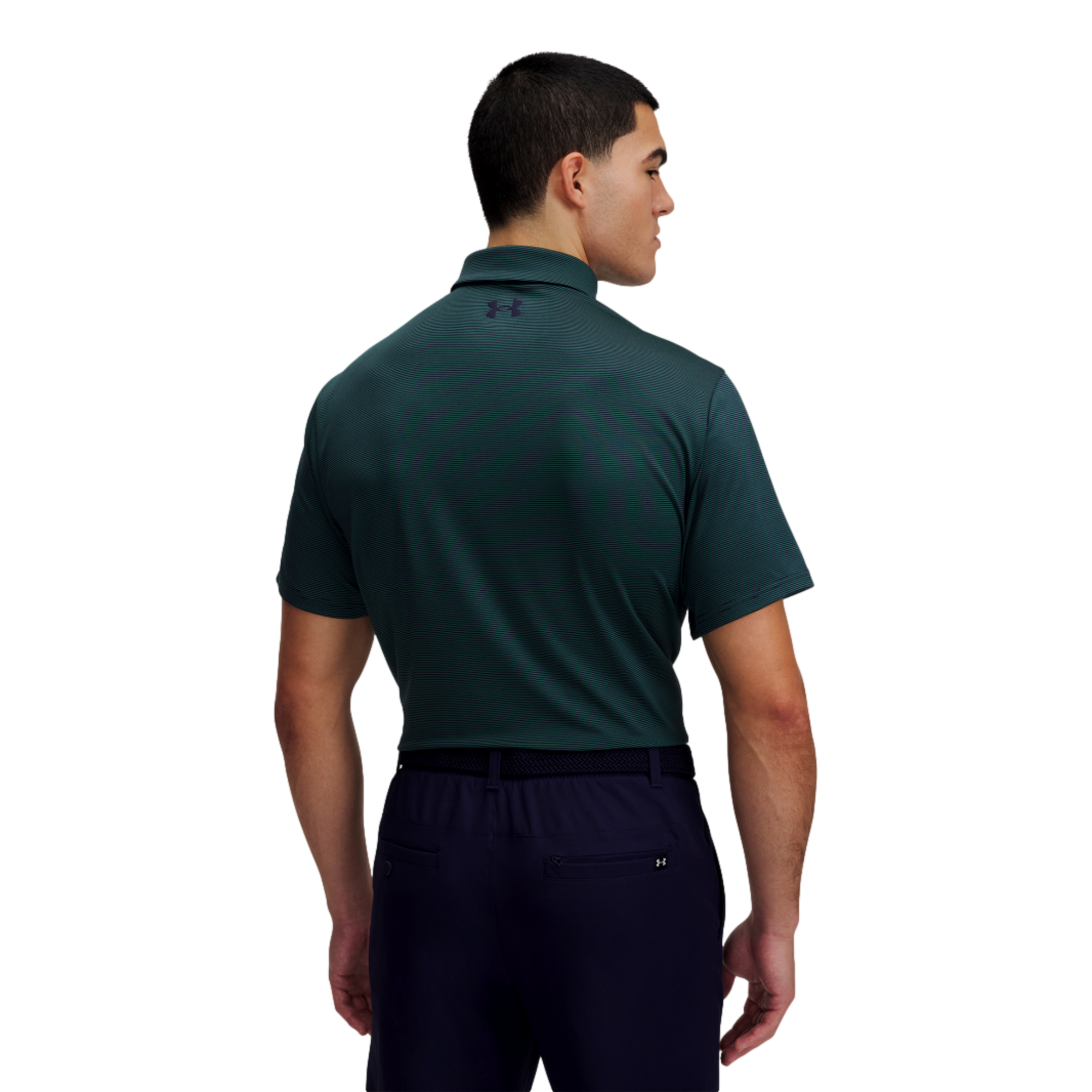 UA Playoff 3.0 Stripe Men's Short Sleeve Golf Polo Shirt