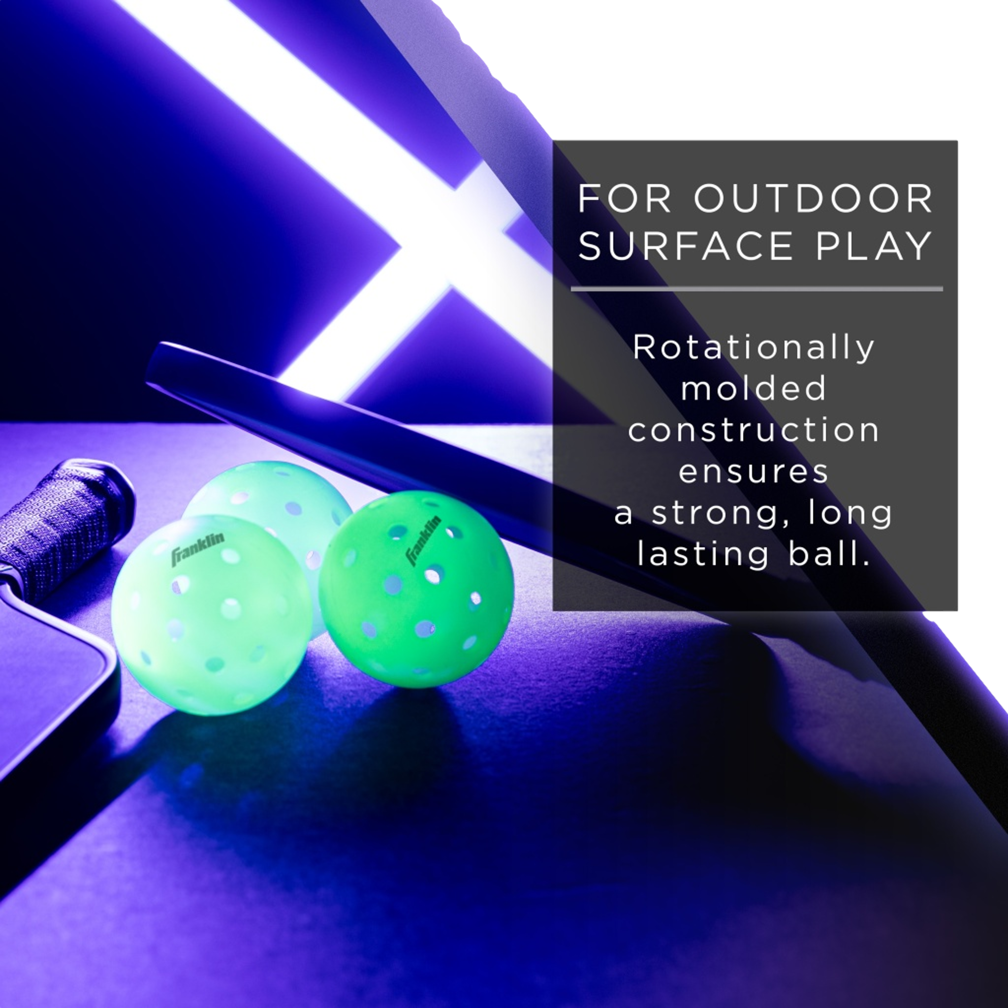 Glow-in-the-dark Pickleballs