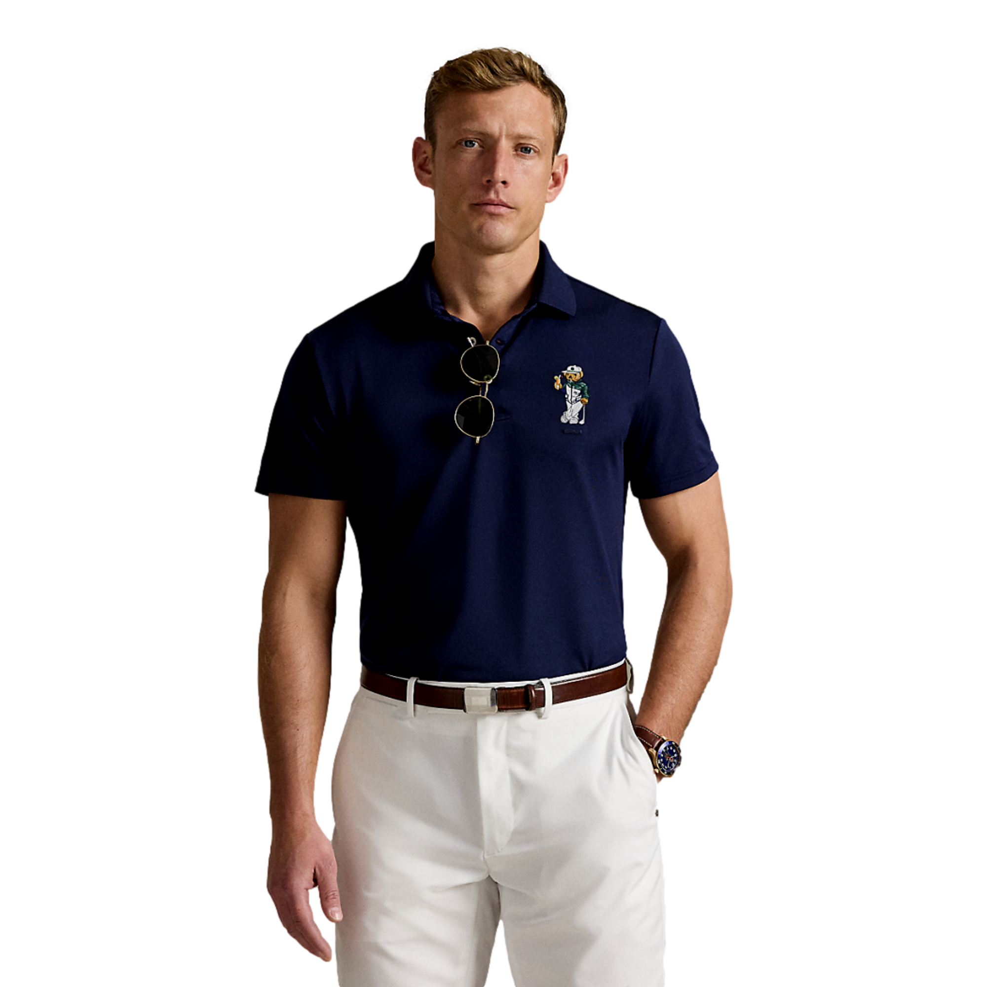 RLX Bear Men's Short Sleeve Golf Polo Shirt