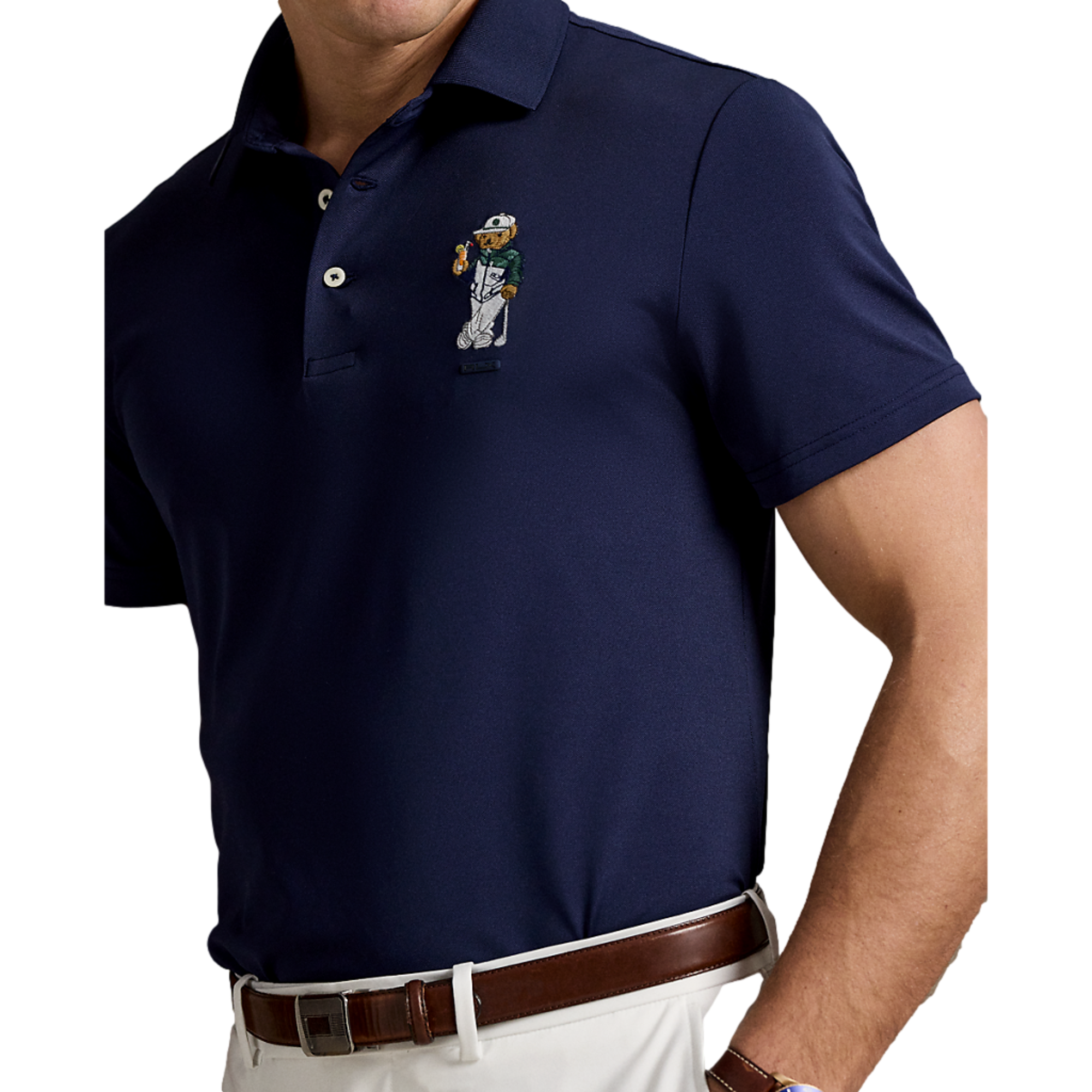 RLX Bear Men's Short Sleeve Golf Polo Shirt