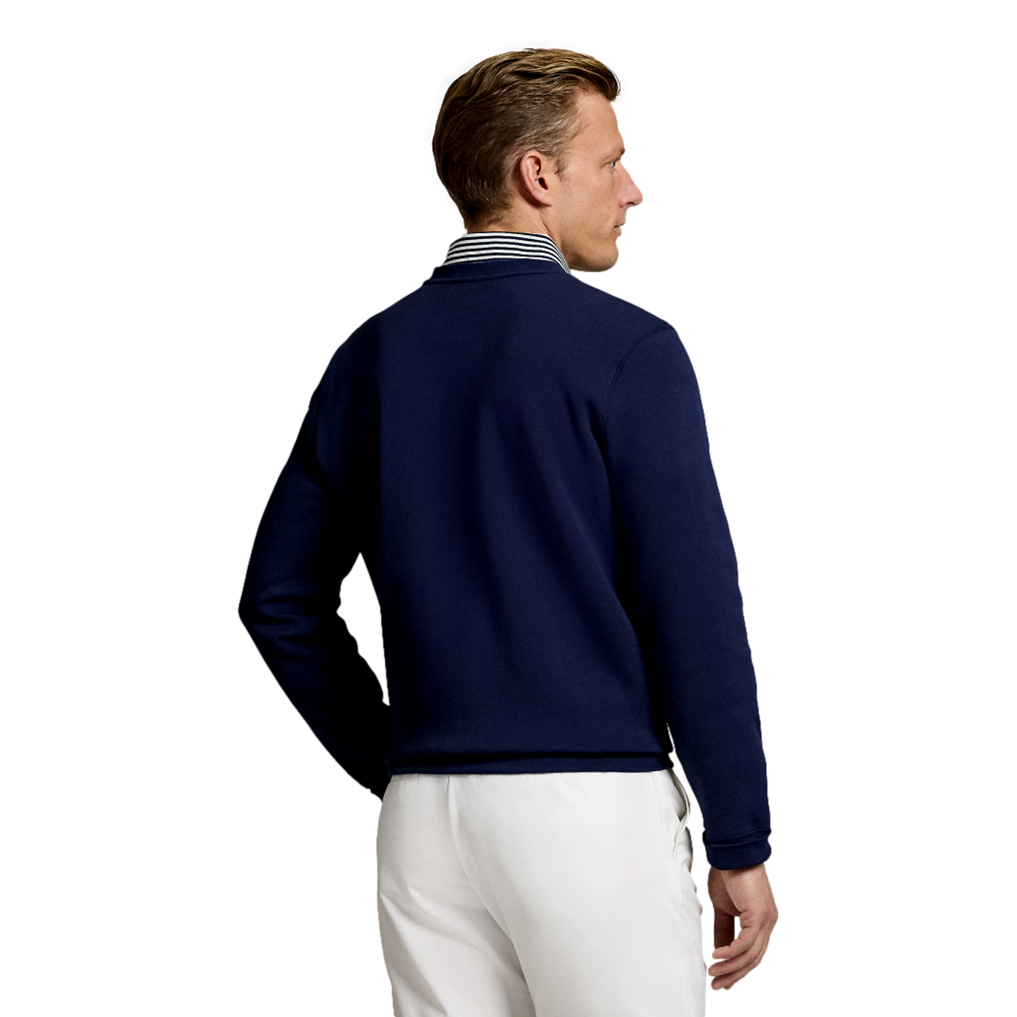 Classic Polo Bear Double-Knit Men's Golf Sweatshirt