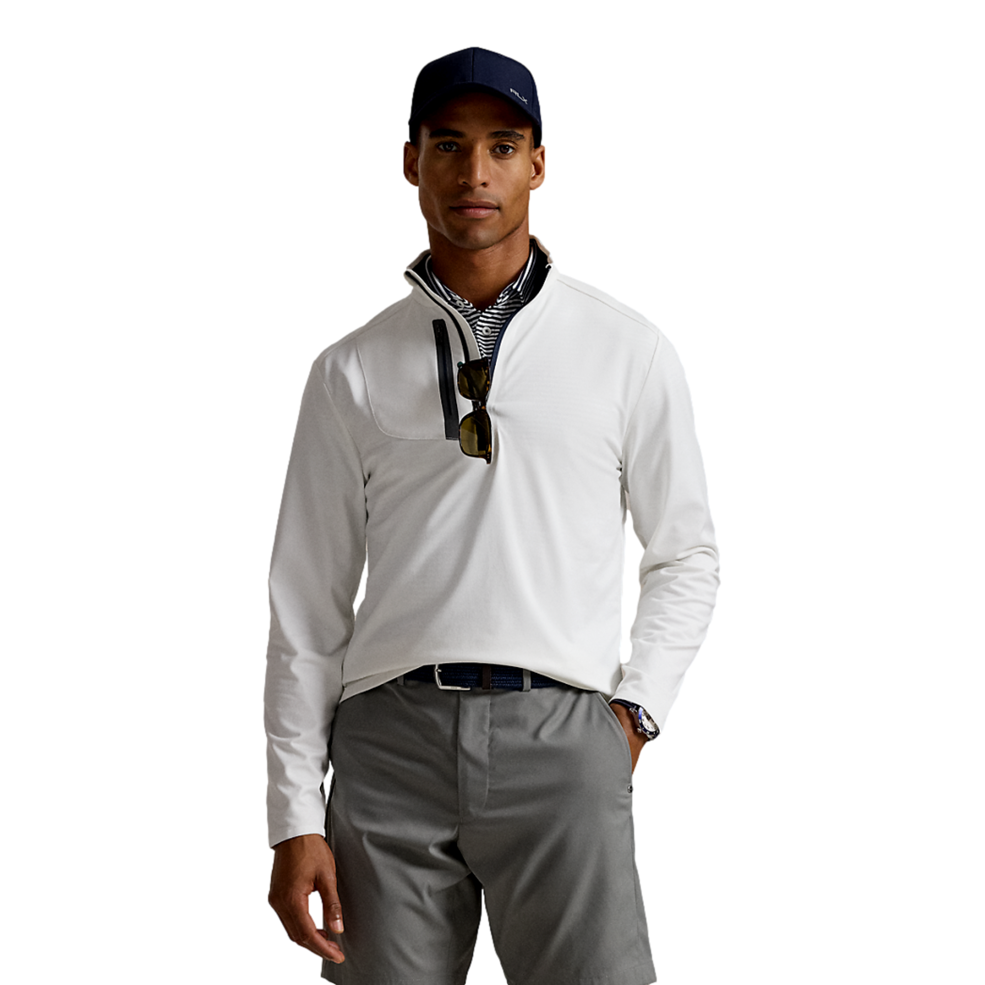 Luxury Performance Men's Golf Quarter Zip Pull Over
