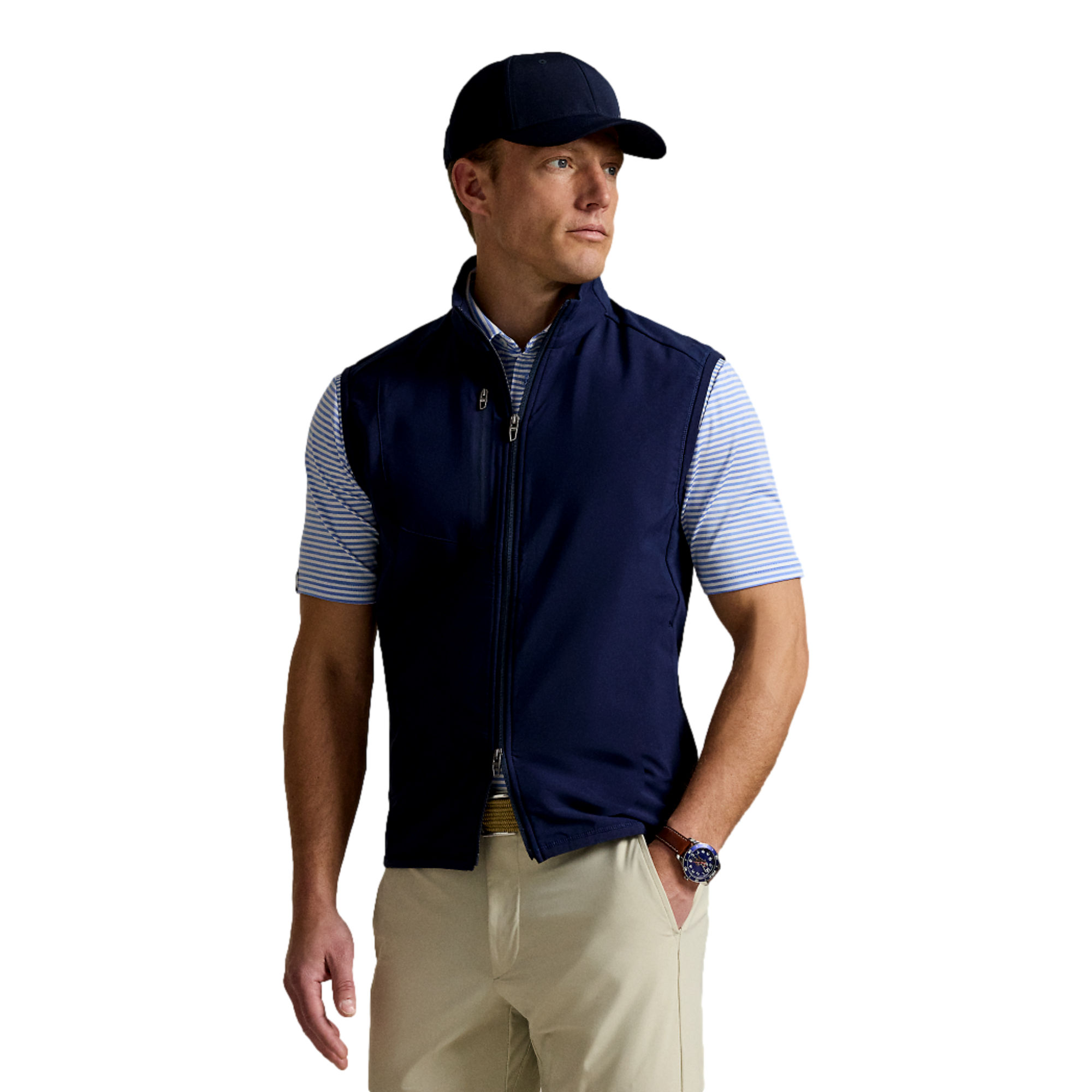 メンズウェア Ralph Lauren vast Tech Terry Full-Zip Vest | PGA TOUR Superstore