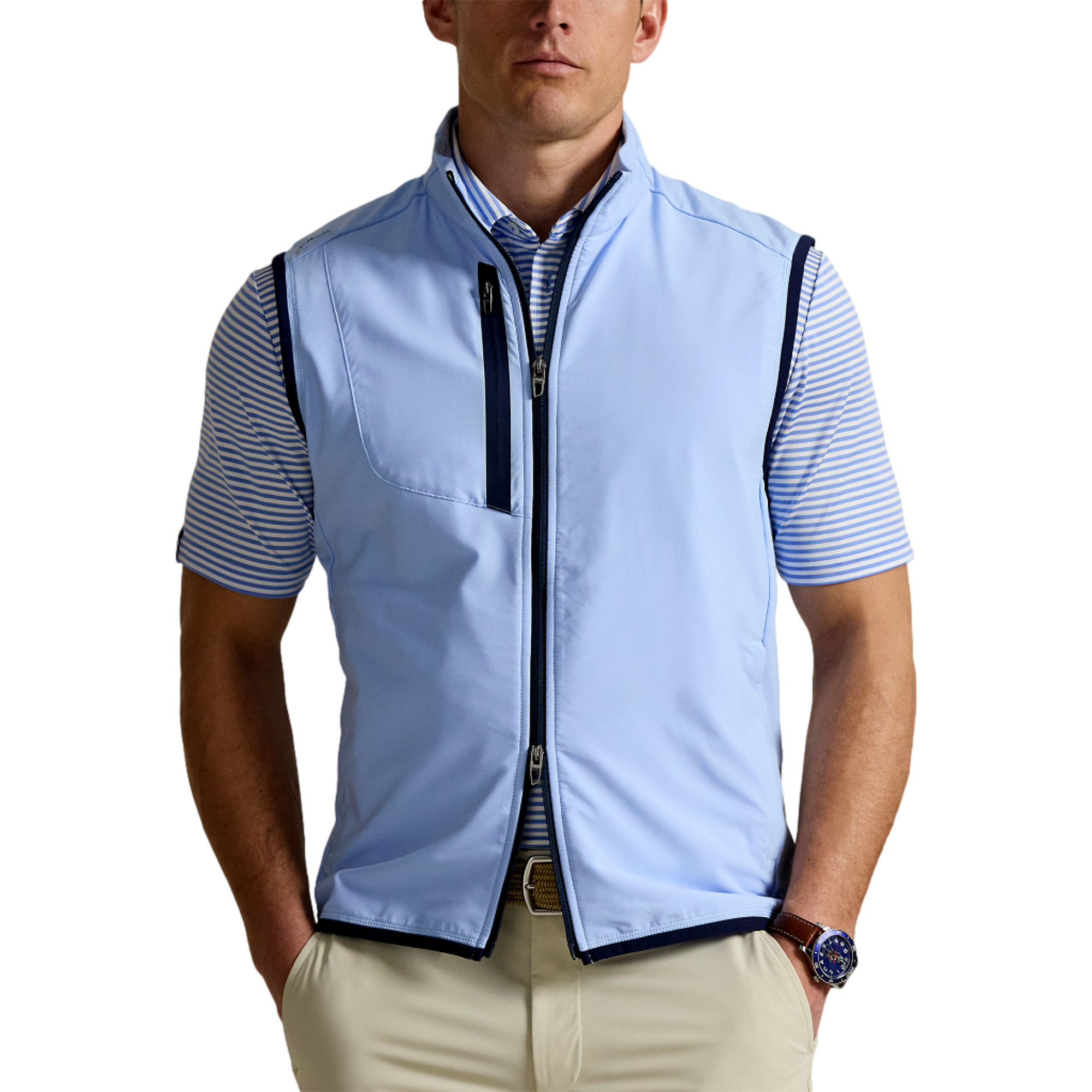 SP25D1:TECH TERRY FULL-ZIP VEST