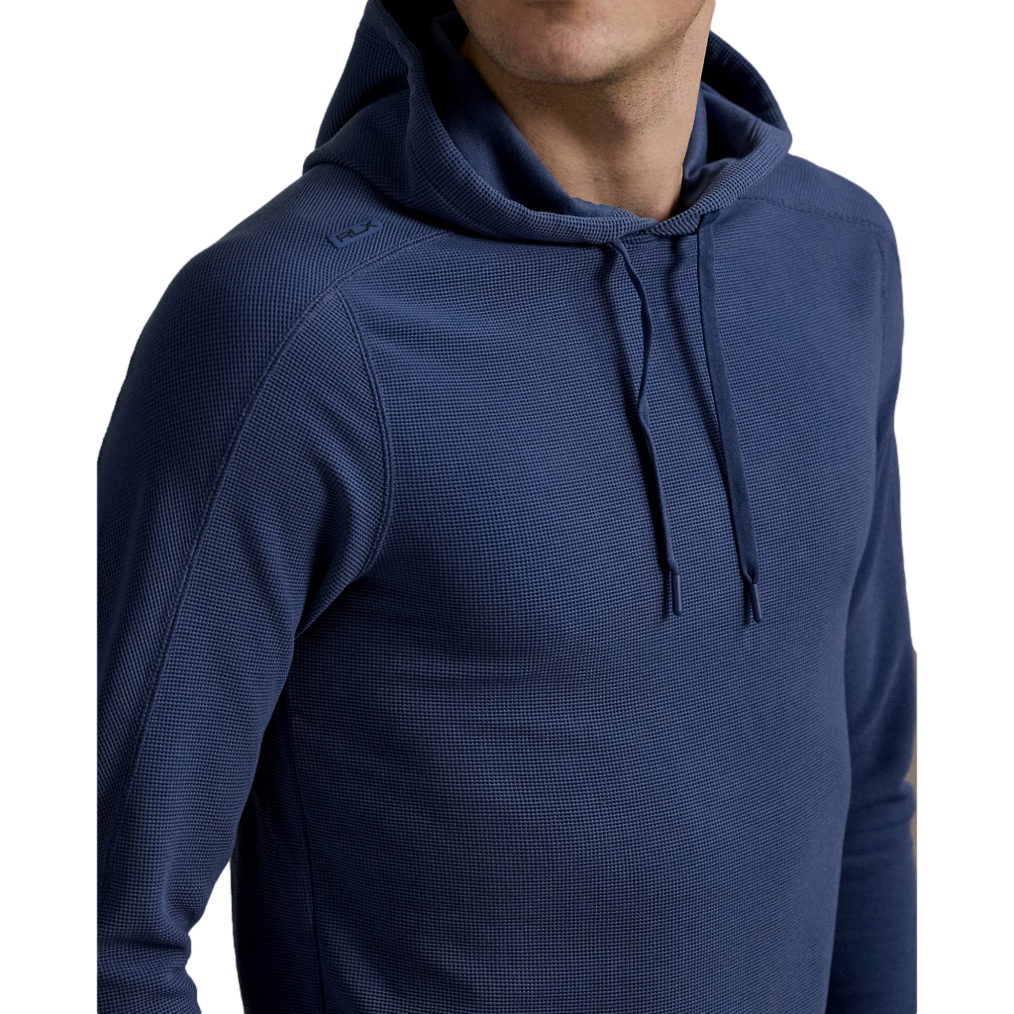 Performance Waffle-Knit Men's Golf Hoodie