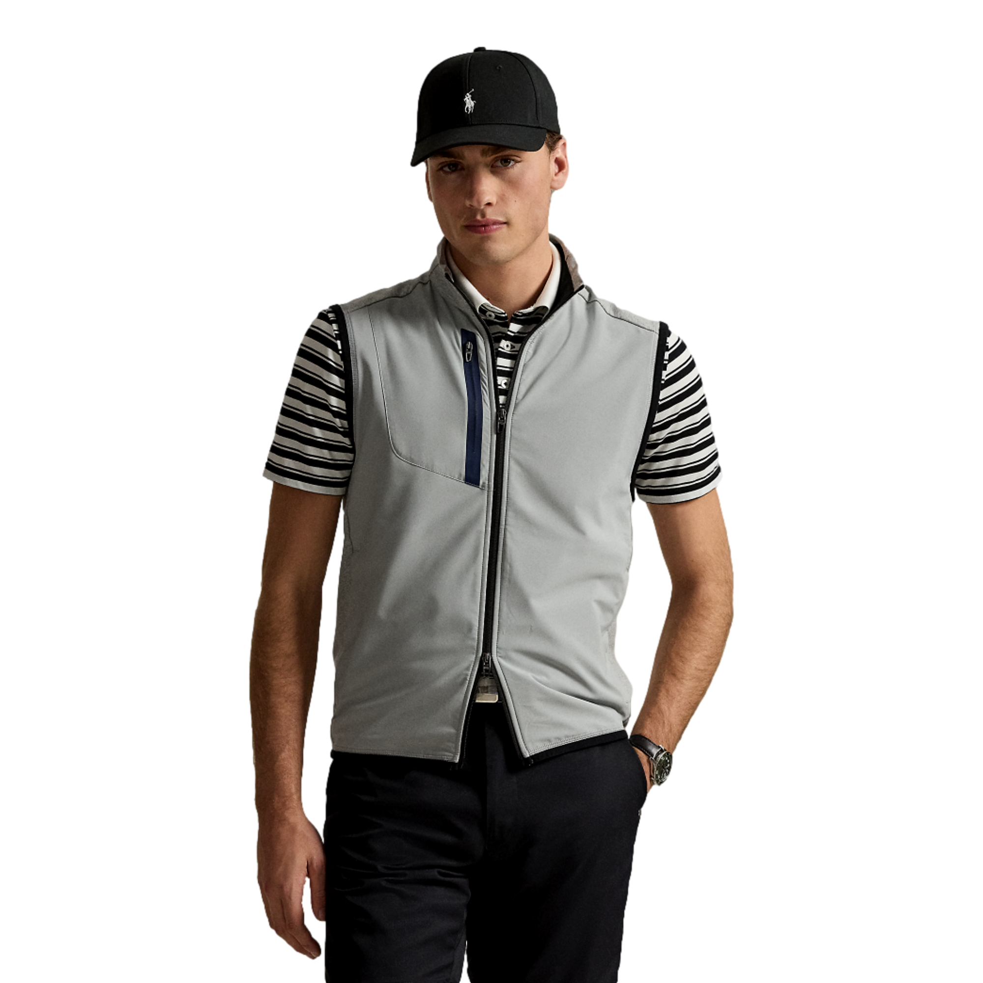 Terry Full Zip Vest