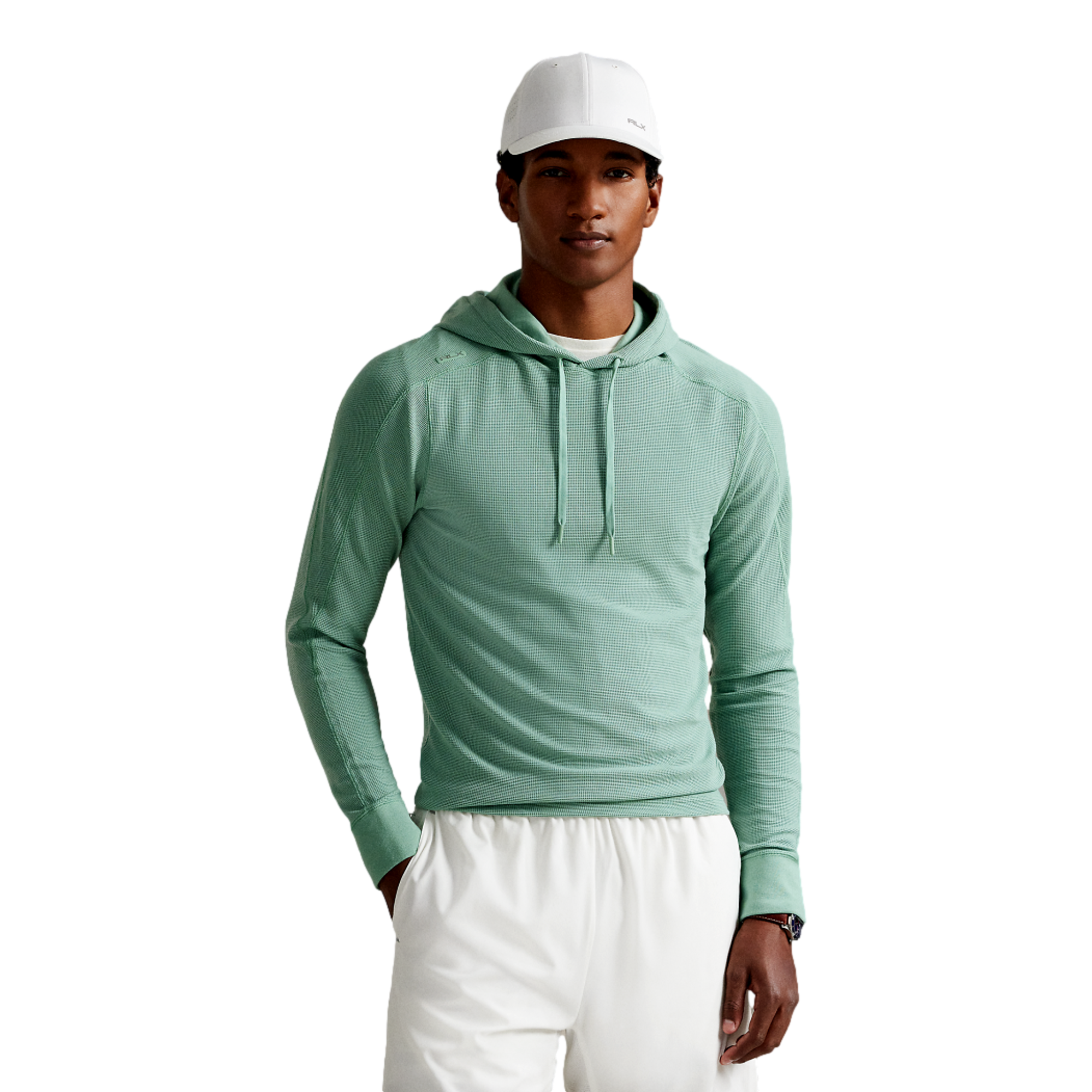 Textured Waffle Men's Golf Hoodie