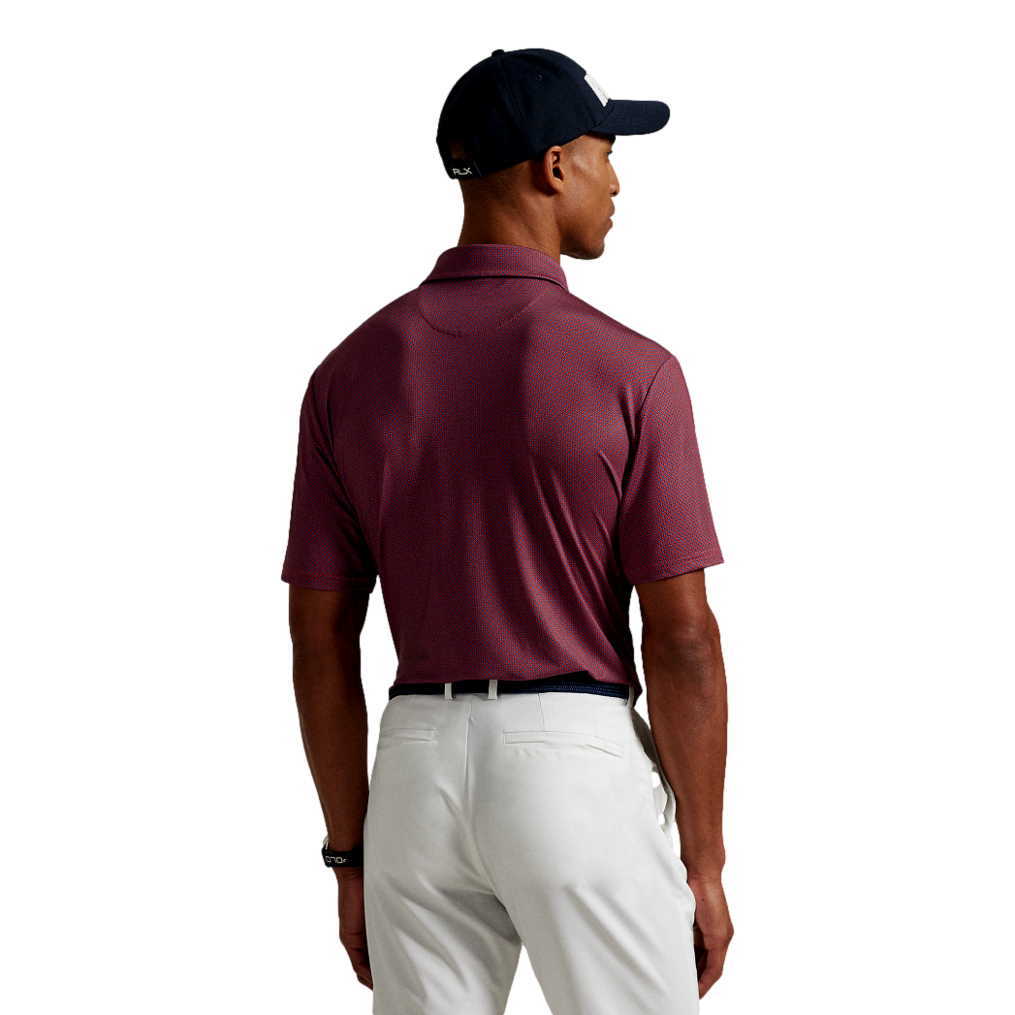 Airflow Lightweight Men's Long Sleeve Short Golf Polo Shirt