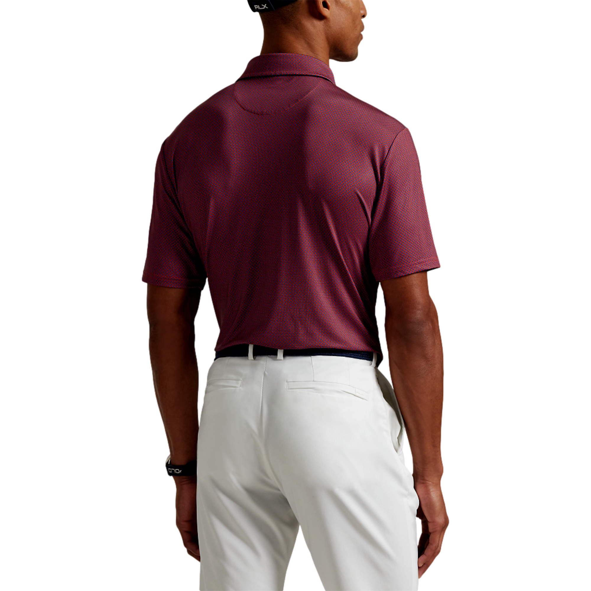 Airflow Lightweight Men's Long Sleeve Short Golf Polo Shirt