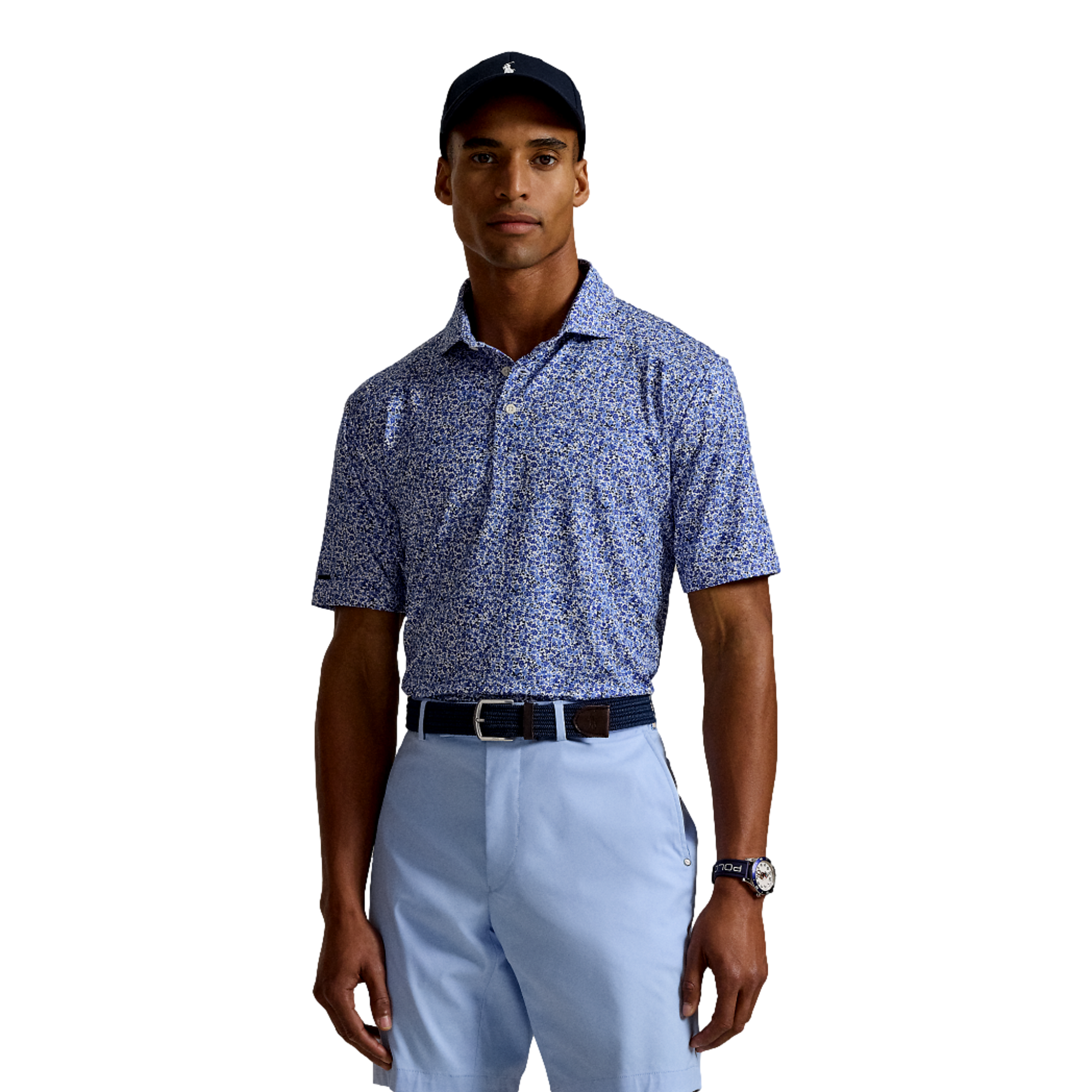 Airflow Lightweight Men's Long Sleeve Golf Polo Shirt