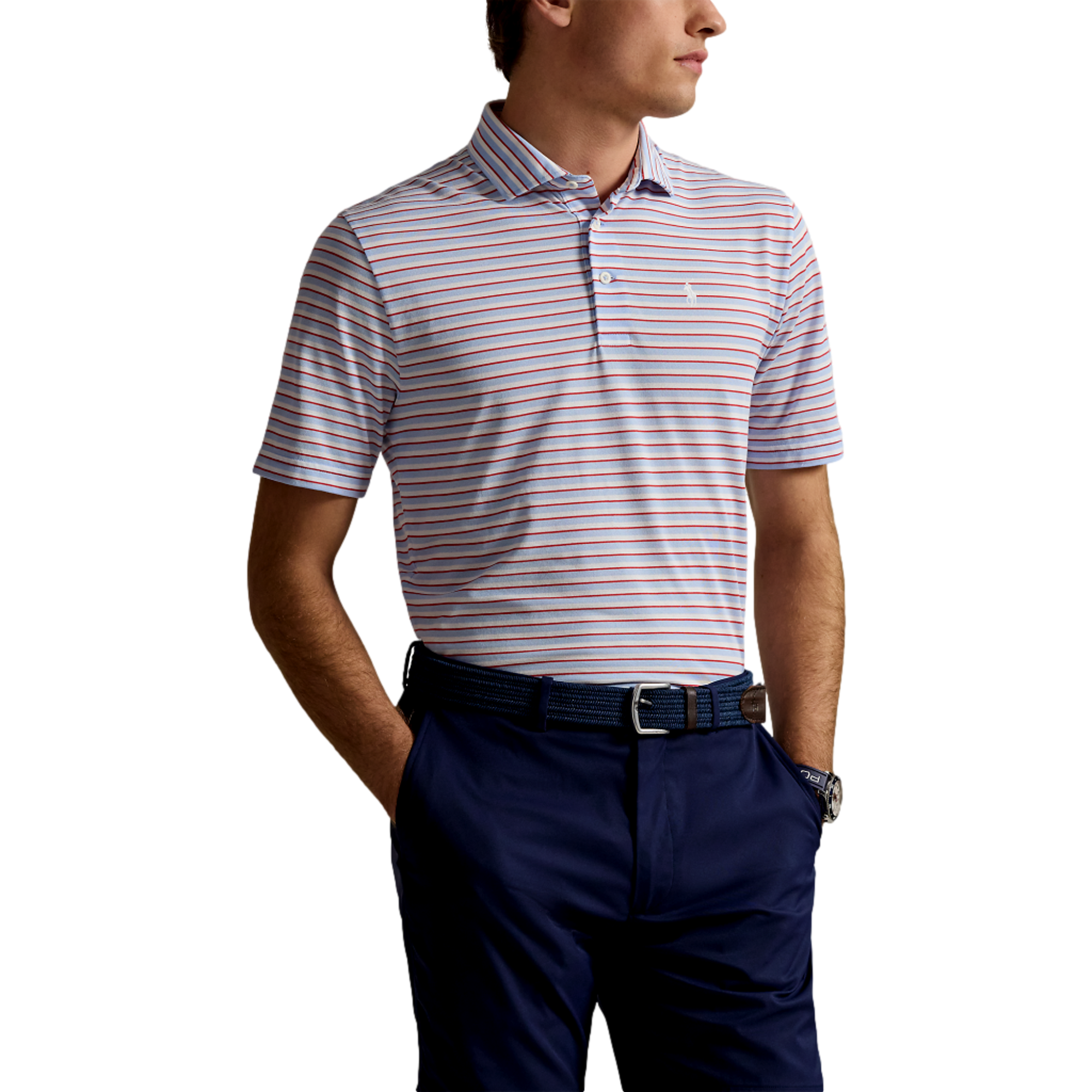 Tour Pique Short Sleeve Men's Golf Polo Shirt