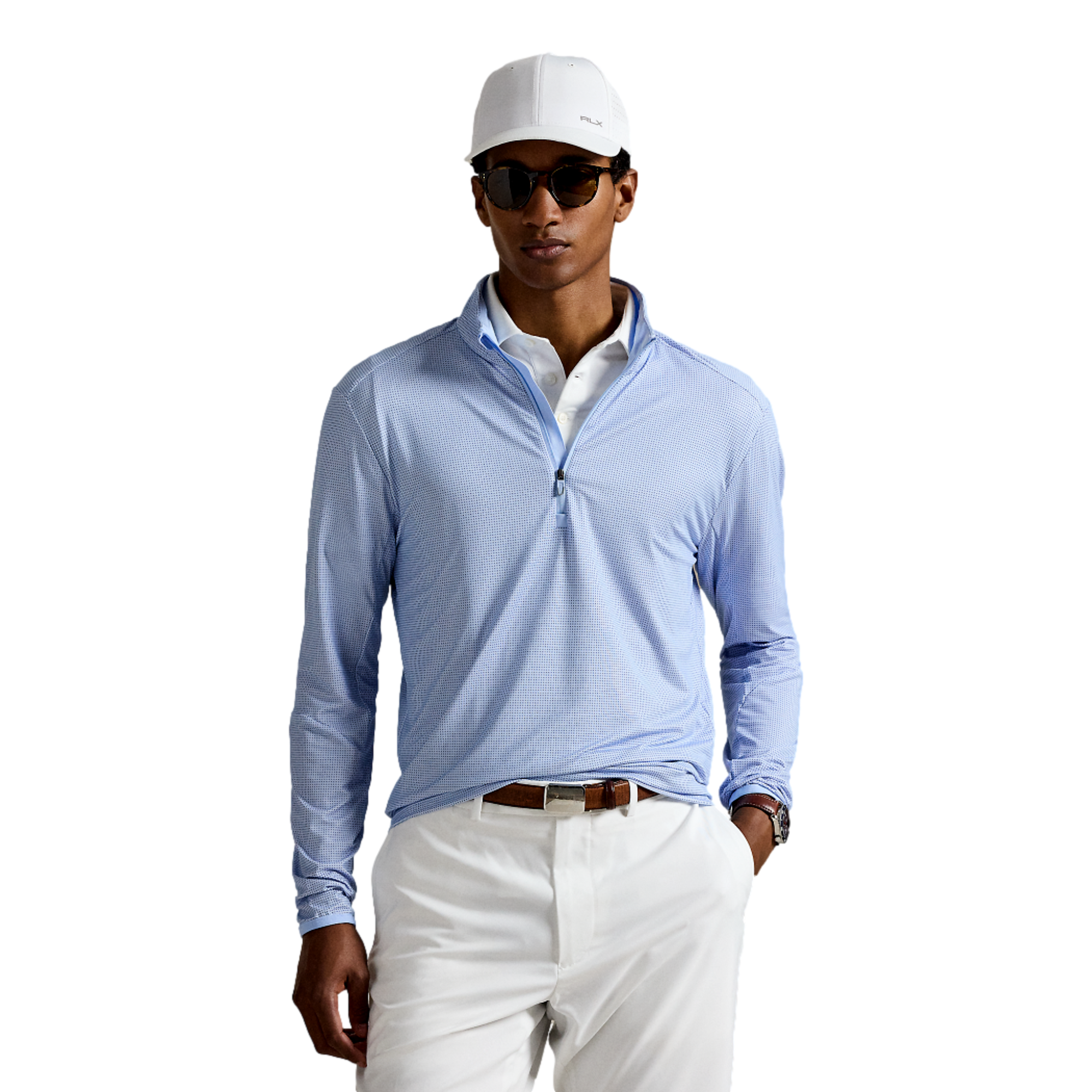 Peached Airflow Men's Golf Quarter Zip | PGA TOUR Superstore