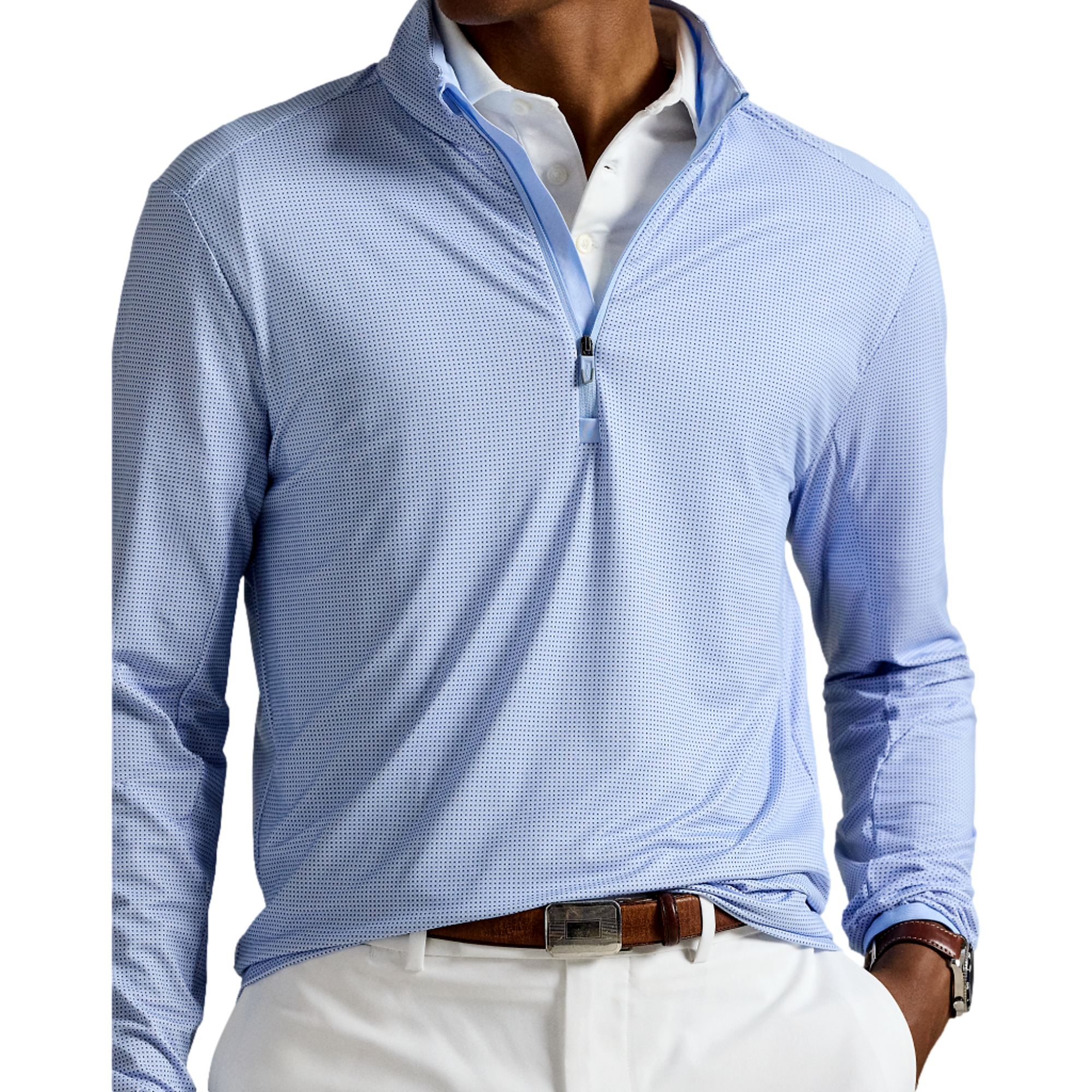 Peached Airflow Men's Golf Quarter Zip