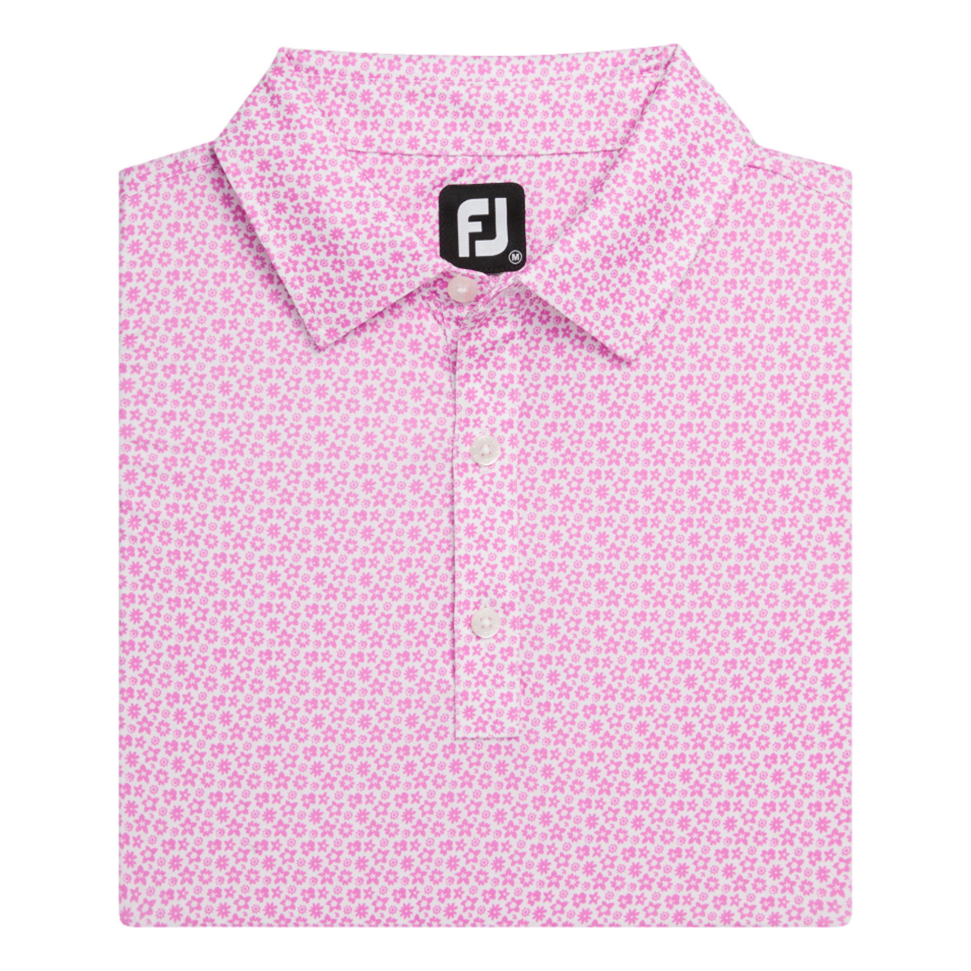 Allover Floral Lisle Polo Shirt