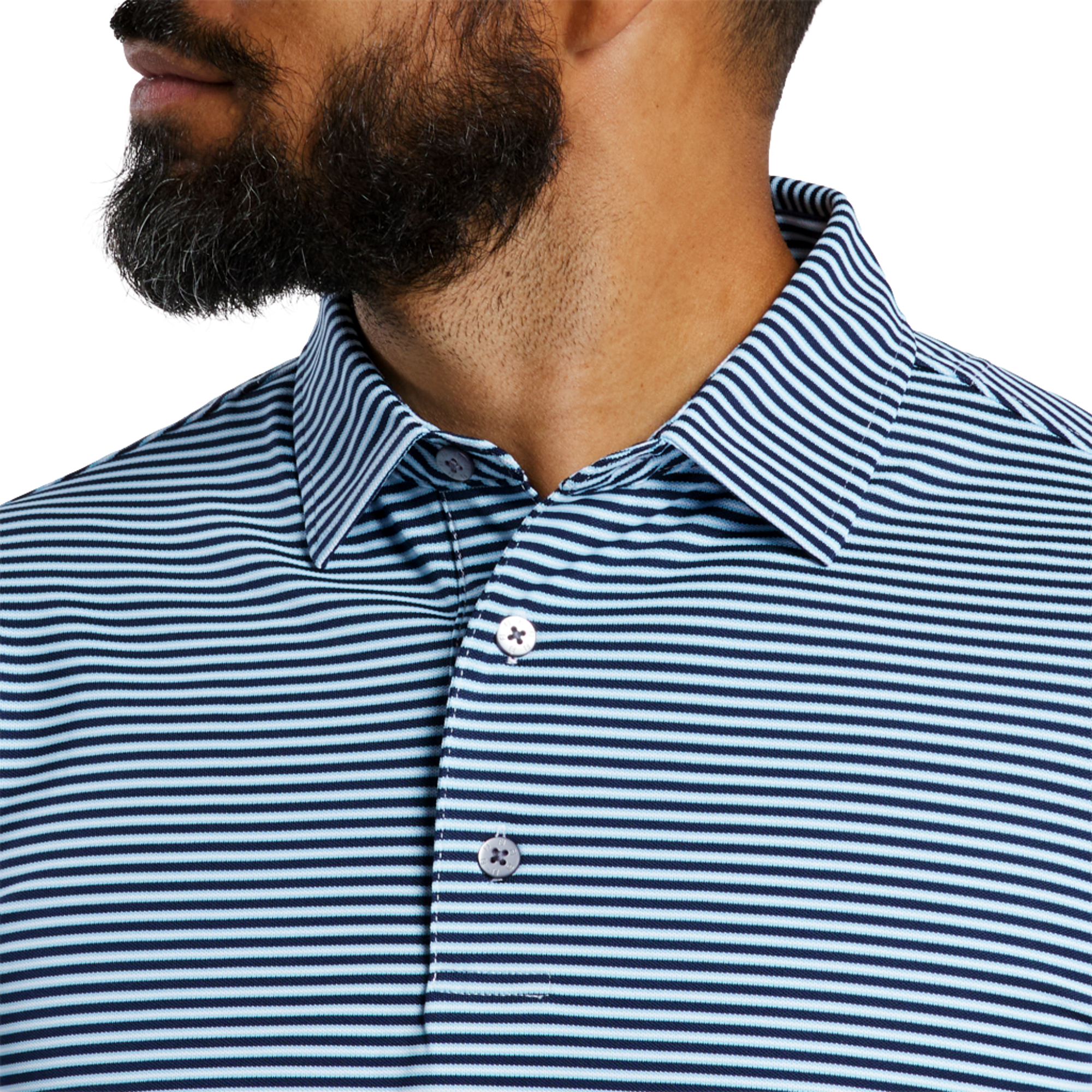 Multi Stripe Stretch Pique Shirt