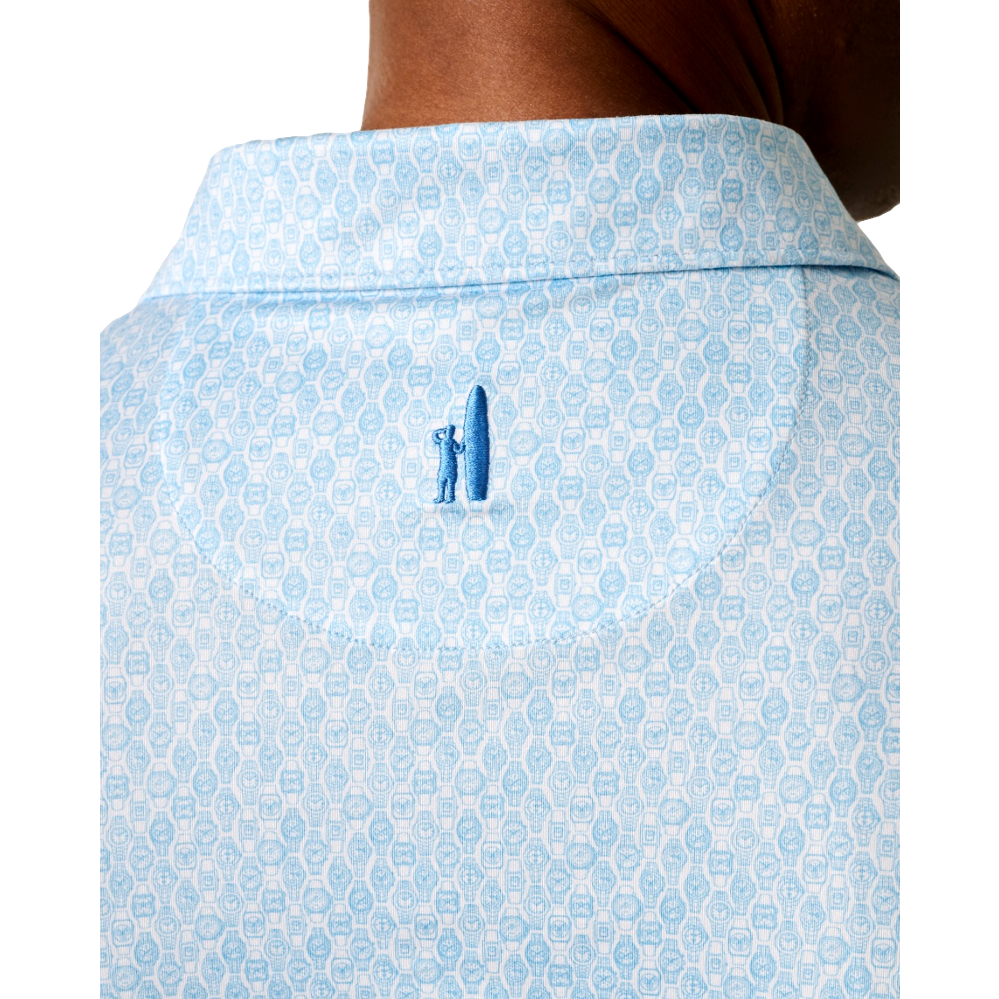 Its About Time Men's Short Sleeve Golf Polo Shirt