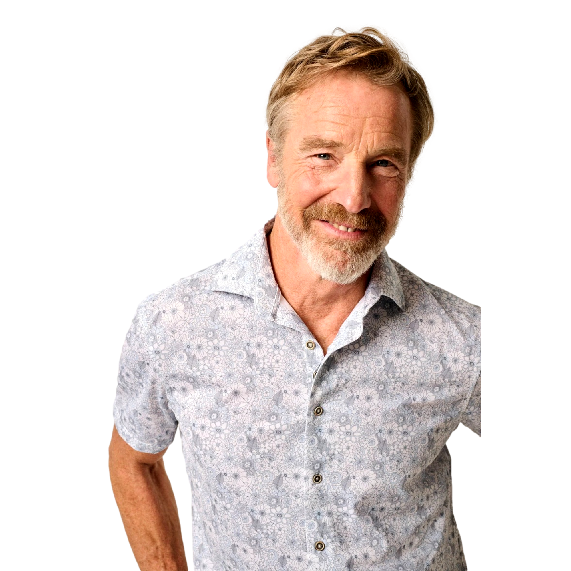 Kayce Woven Button Up Camp Shirt