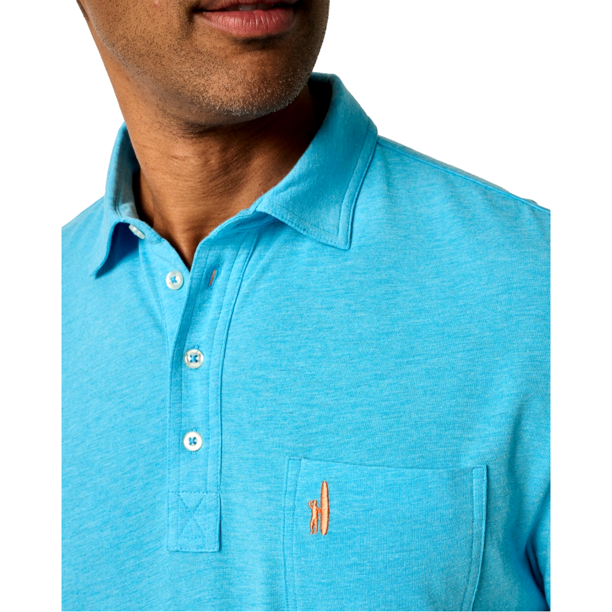Heathered Original 2.0 Maya Men's Short Sleeve Golf Polo Shirt