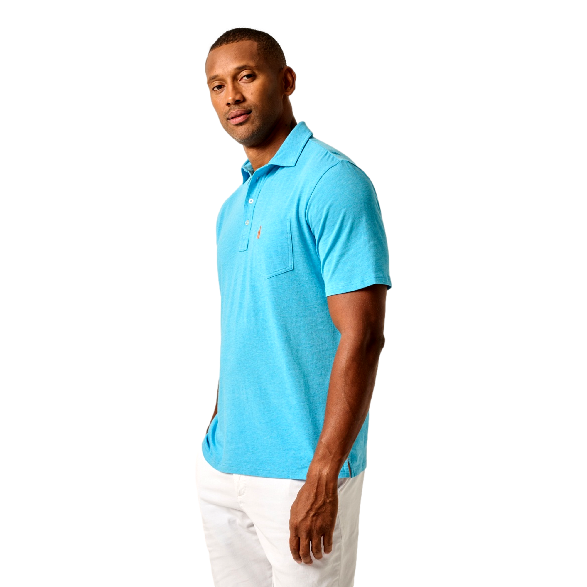 Heathered Original 2.0 Maya Men's Short Sleeve Golf Polo Shirt