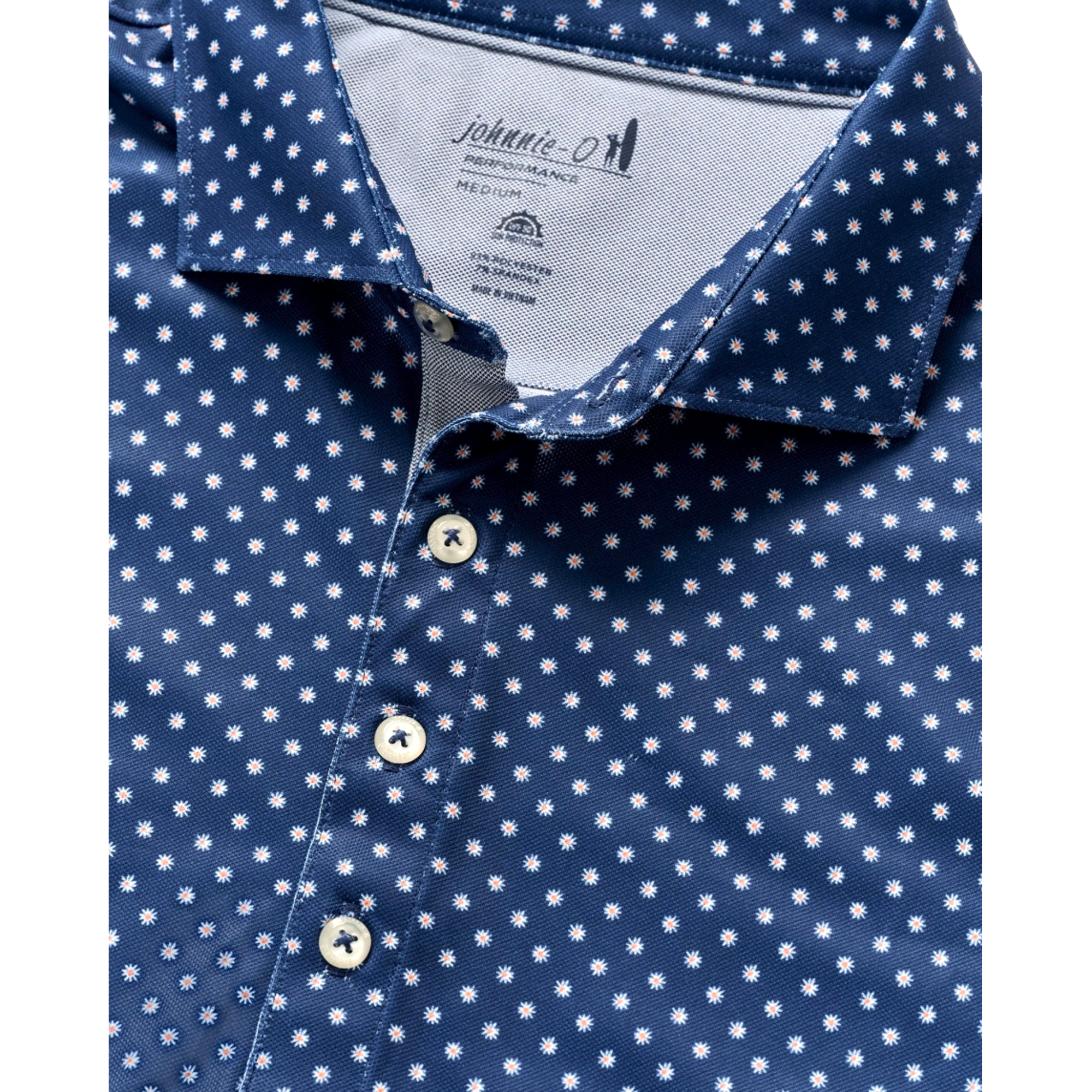 Daisy Men's Short Sleeve Golf Polo Shirt