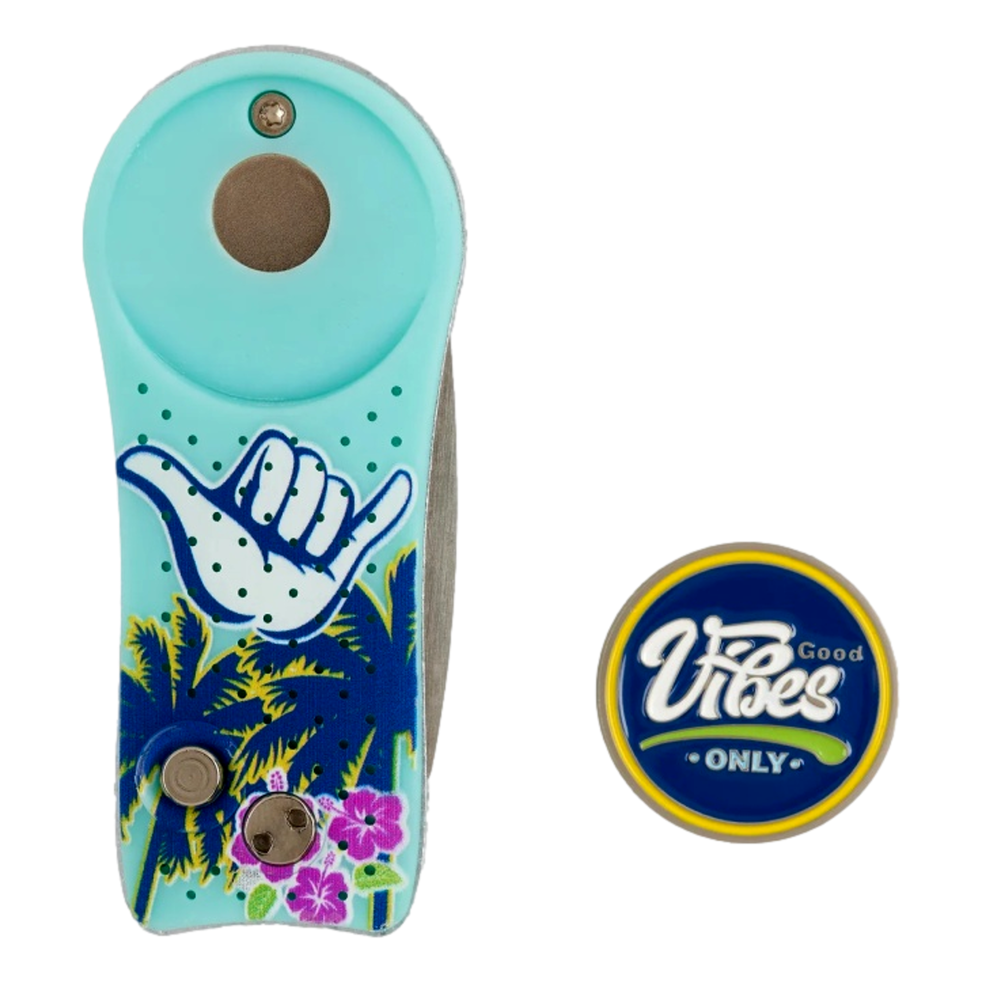 Good Vibes Only Divot Tool and Ball Marker Set