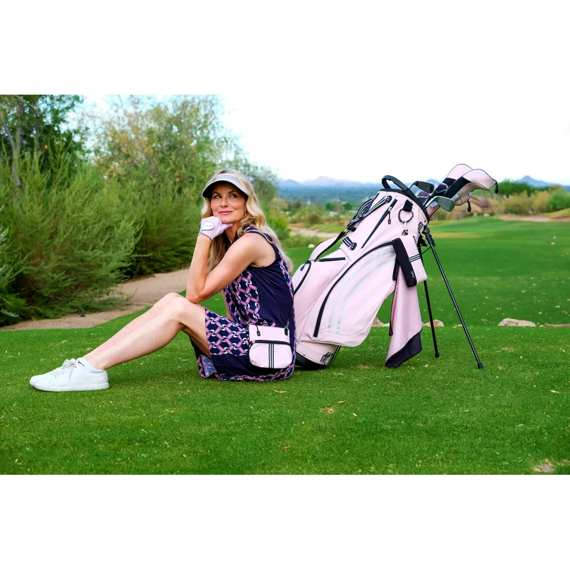 Fore Ever Pink Cart Golf Bag