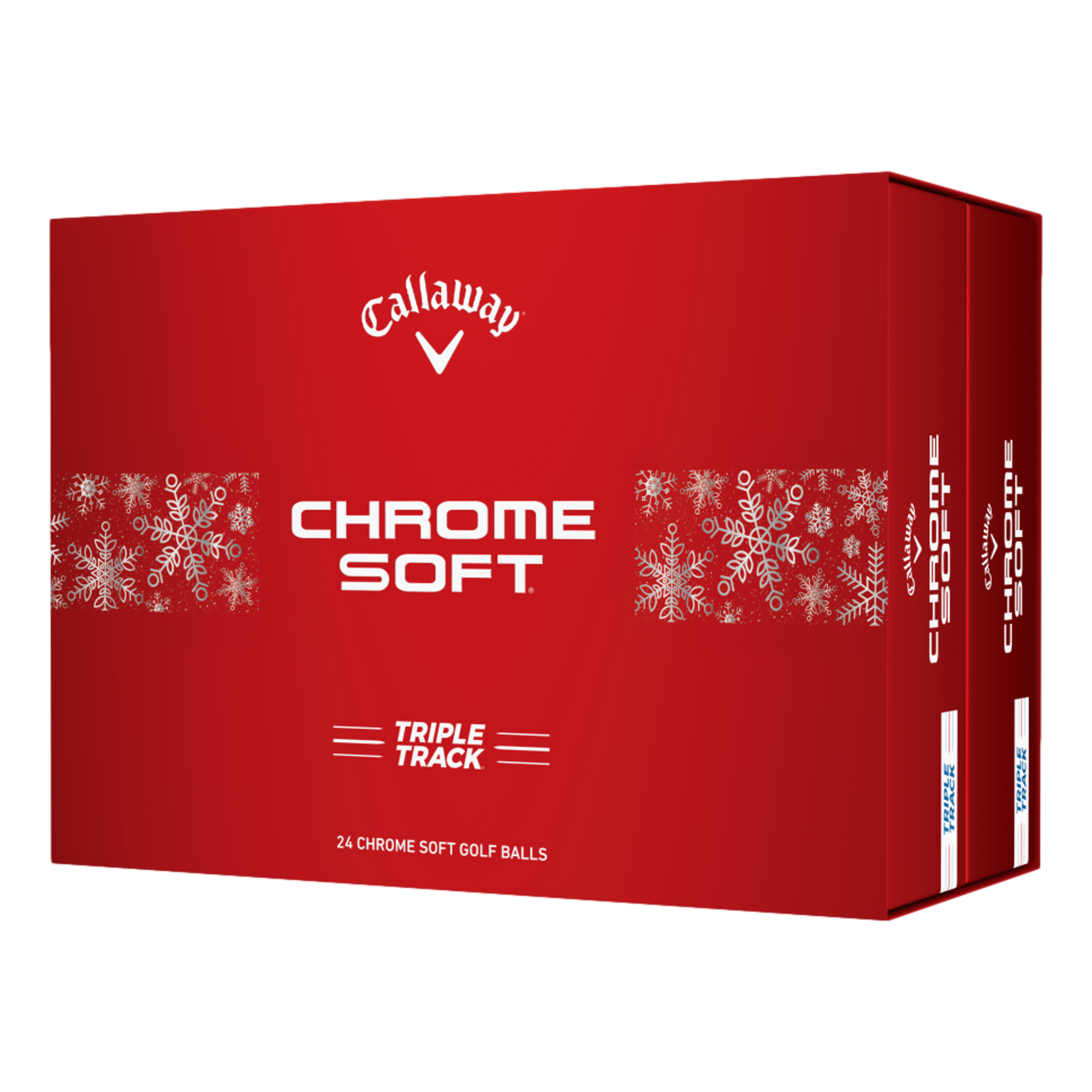 Callaway Chrome Soft 2024 Triple Track Holiday 2 Dozen Golf Balls