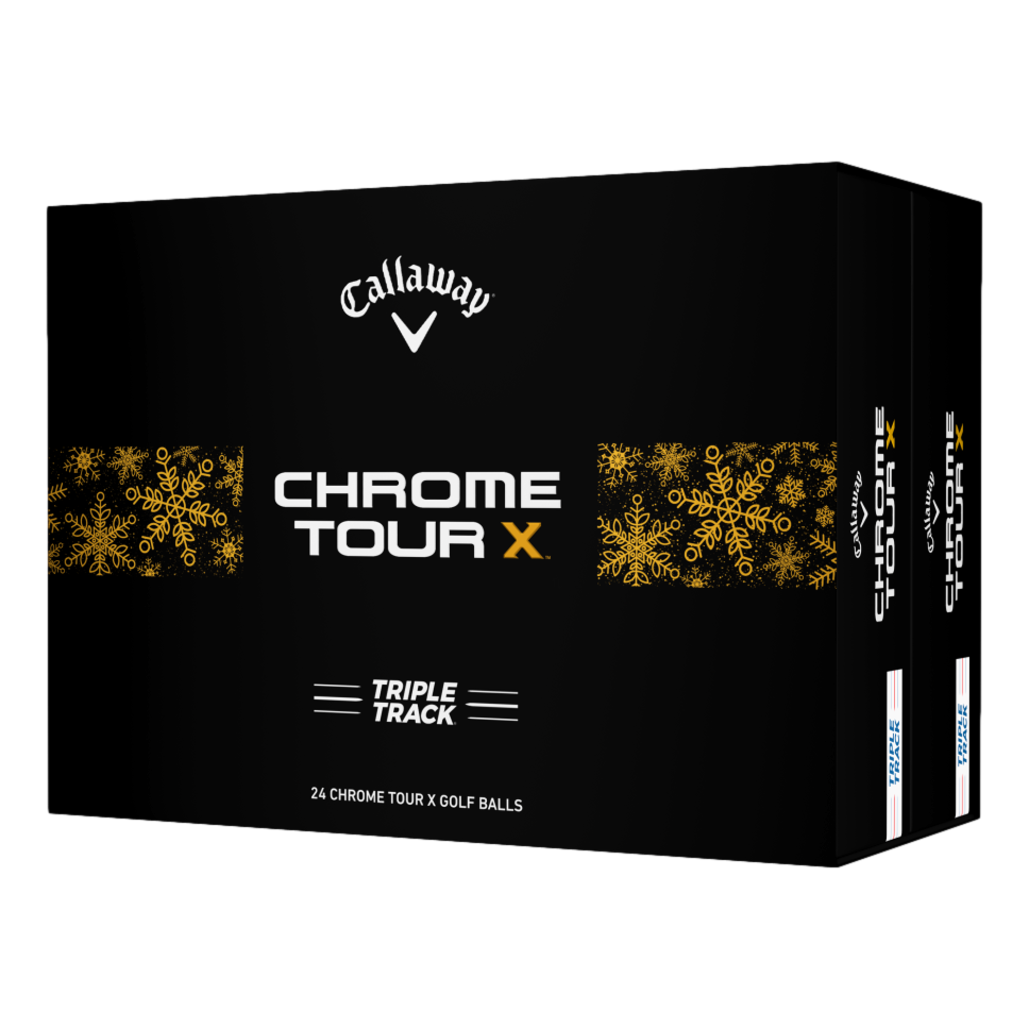 Chrome Tour X 2024 Triple Track Holiday 2 Dozen Golf Balls