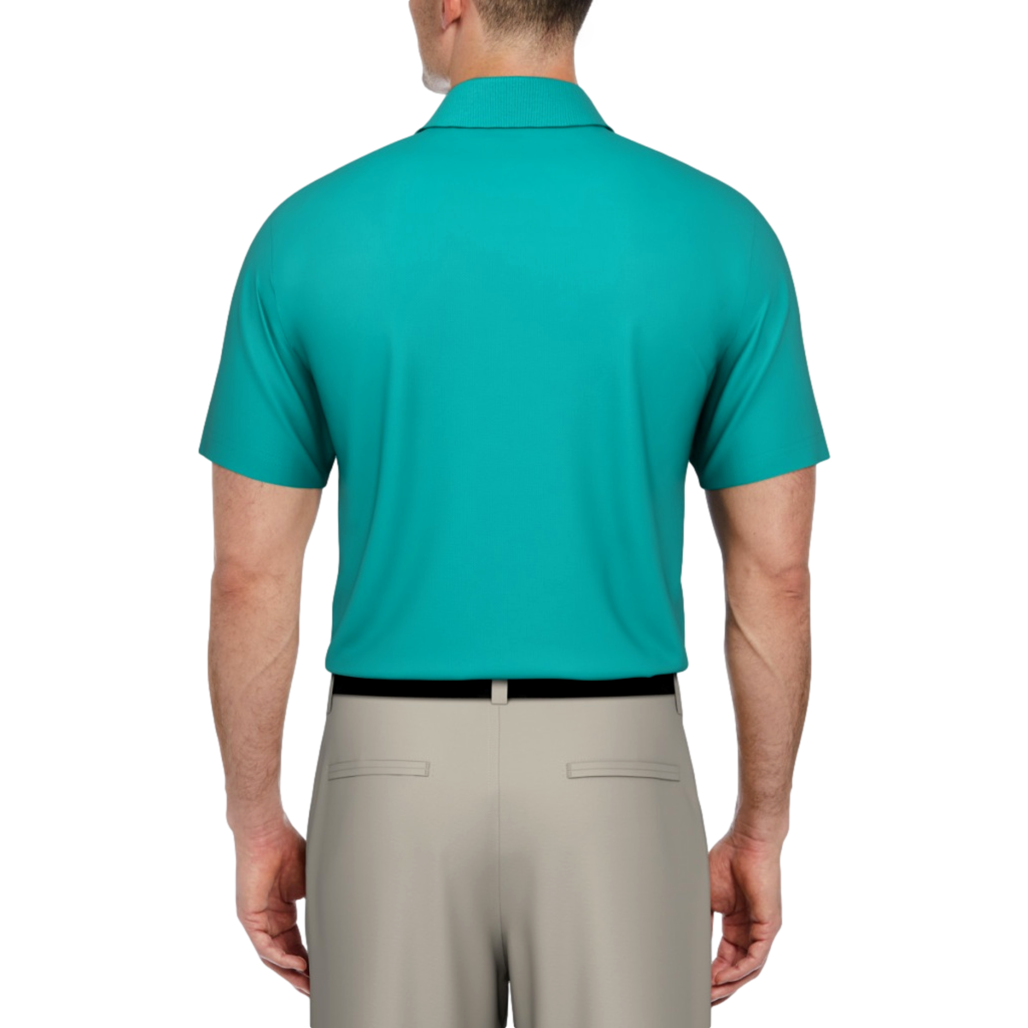 Airflux Solid Mesh Men's Short Sleeve Golf Polo Shirt
