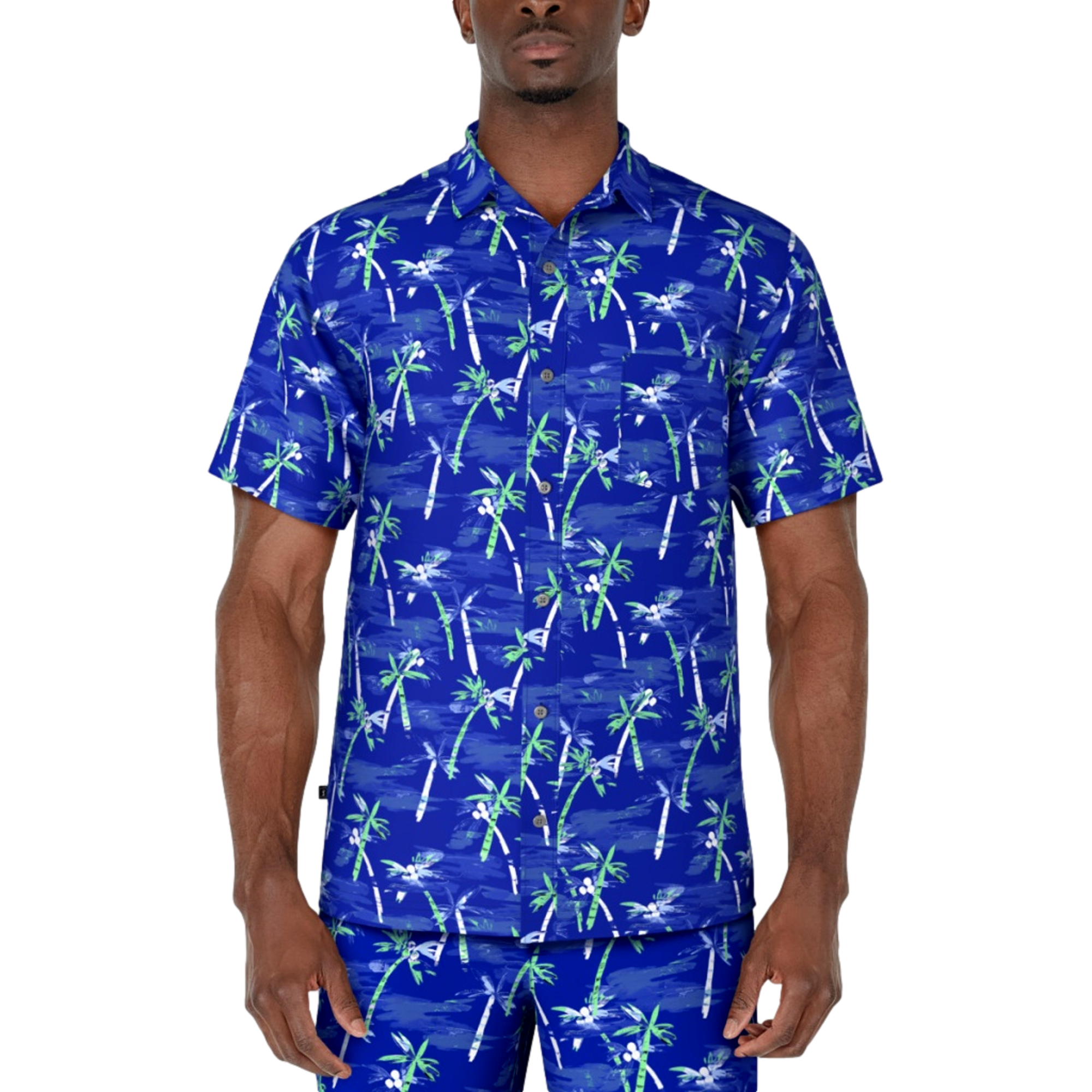 Watercolor Palm Trees Top