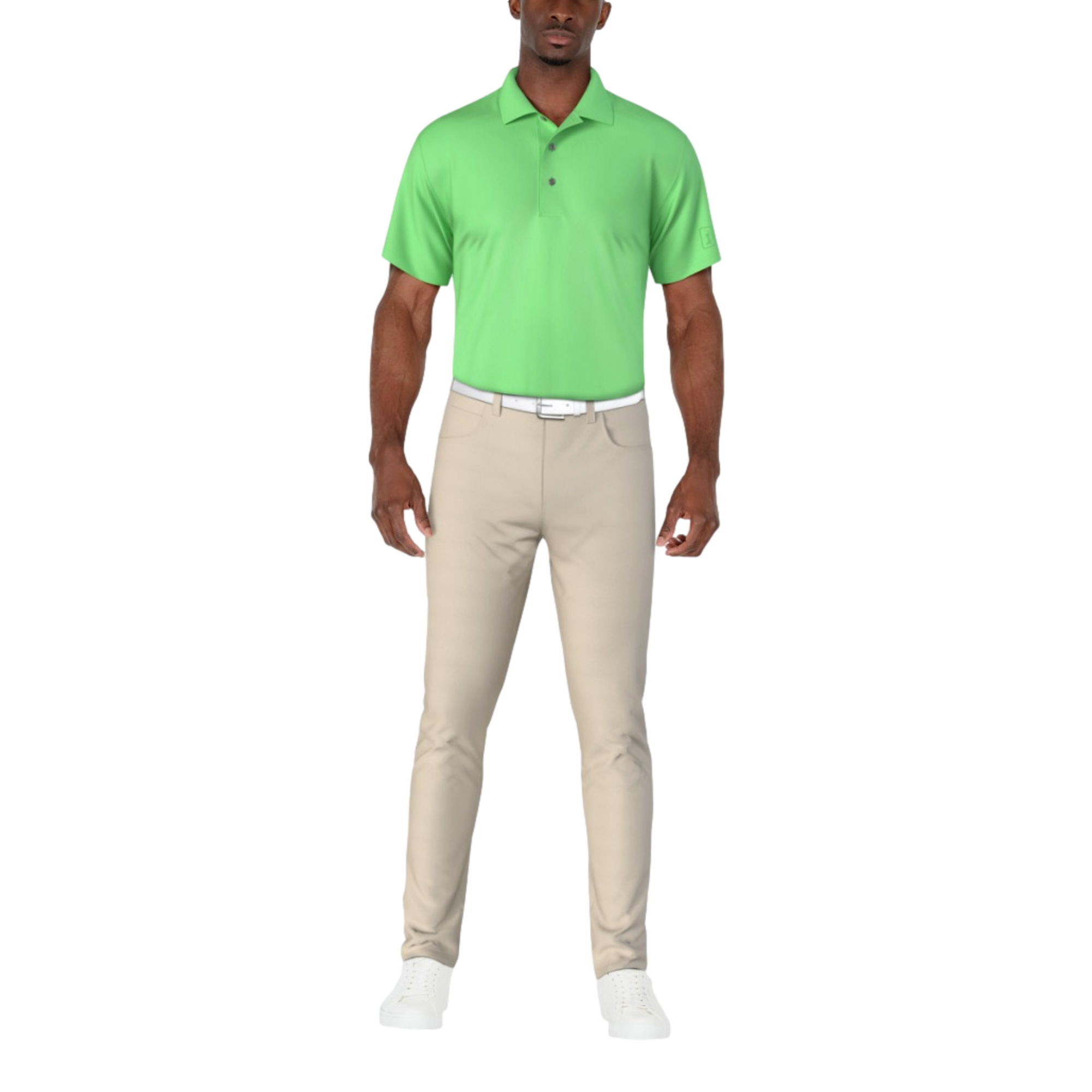 Airflux Men's Short Sleeve Golf Polo Shirt