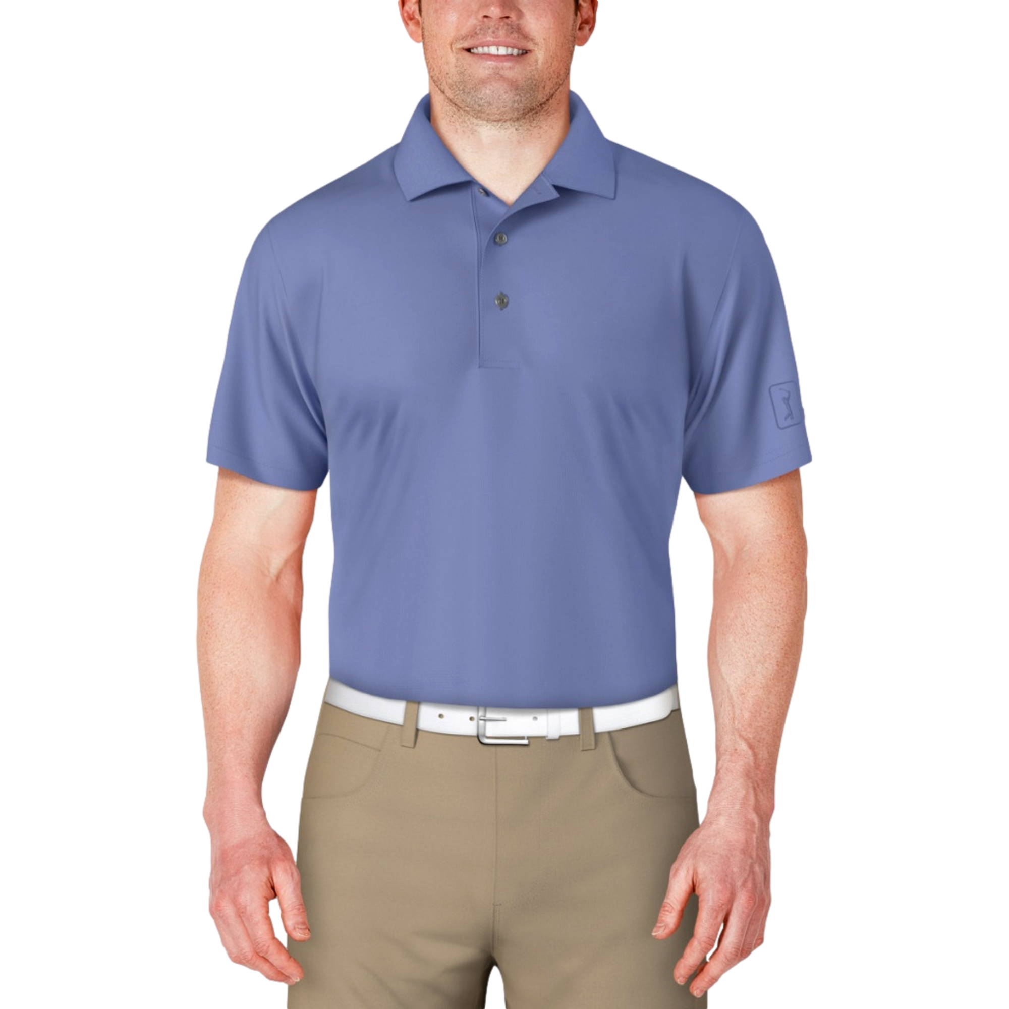 Airflux Men's Short Sleeve Golf Polo Shirt