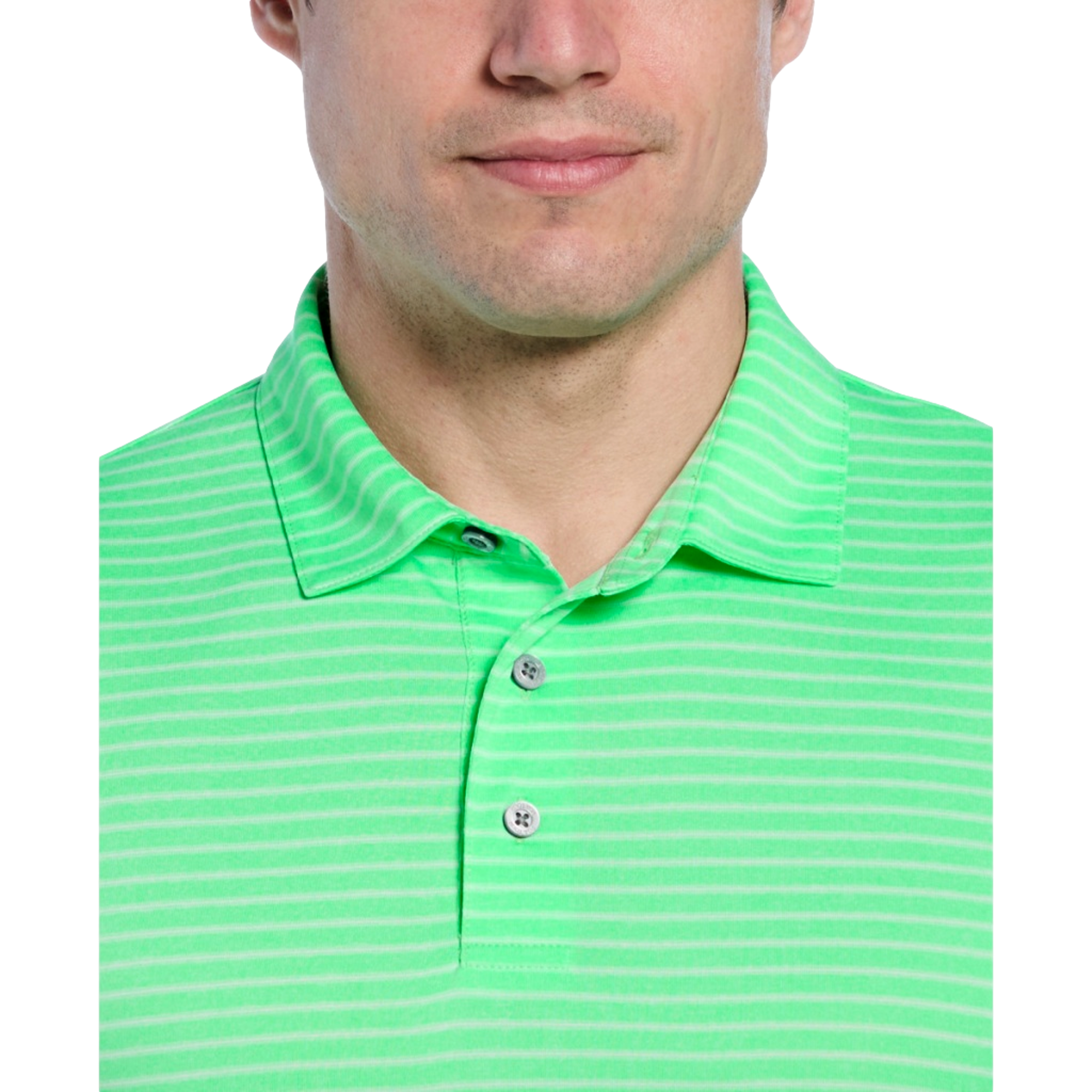 Heather Feeder Men's Short Sleeve Golf Polo Shirt