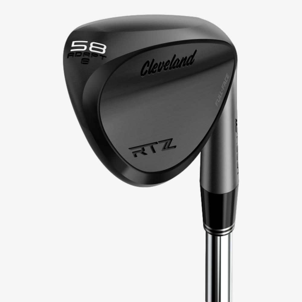 Cleveland RTZ Full-Face ADAPT Black Satin Wedge w/ Steel Cleveland RTZ Full-Face ADAPT Black Satin Wedge w/ Steel