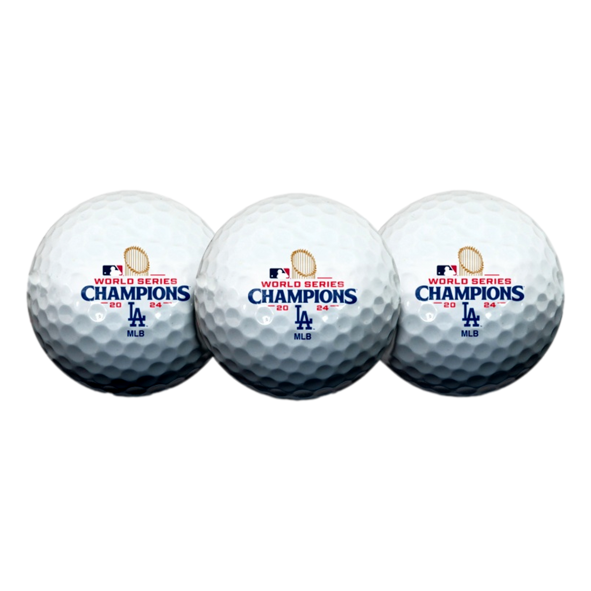Los Angeles Dodgers World Series 2024 Golf Ball 3-Pack | PGA TOUR