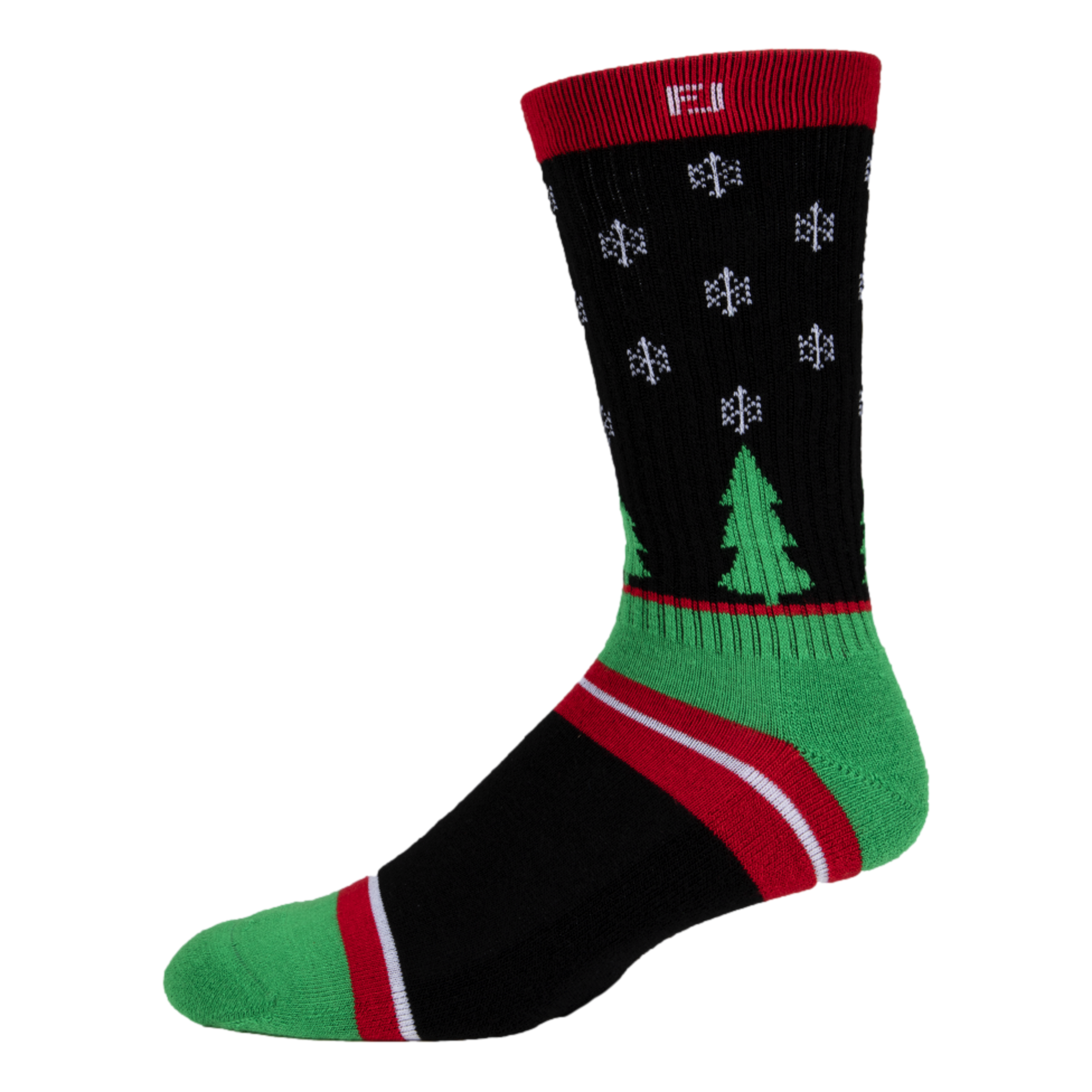 ProDry Snowflake Tree Crew Socks