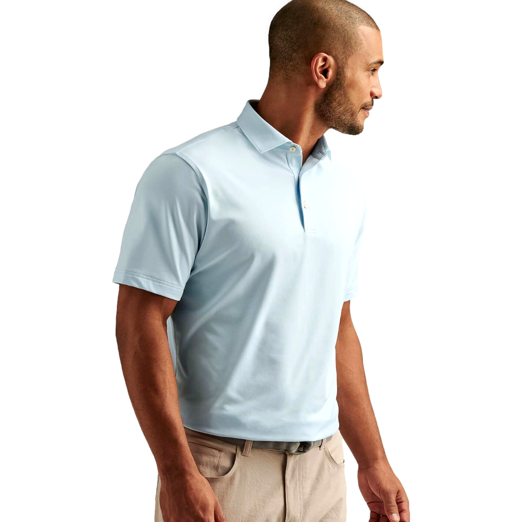 Solid Performance Jersey Polo Shirt