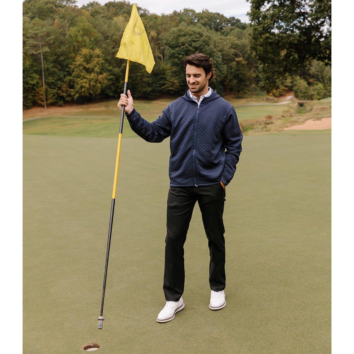 Men's Textured Hooded Jacket | PGA TOUR Superstore