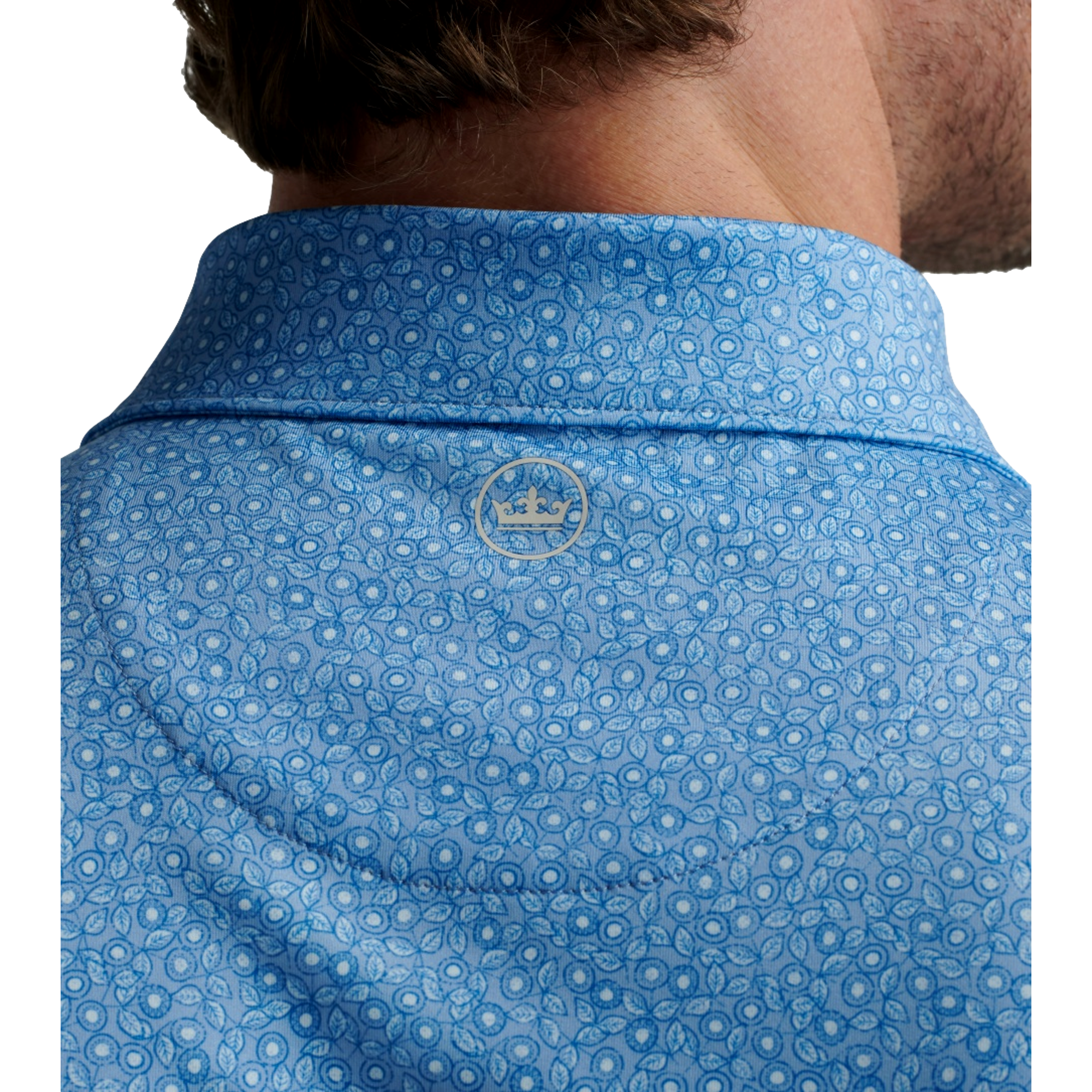 Bristol Floral Performance Jersey Polo Shirt