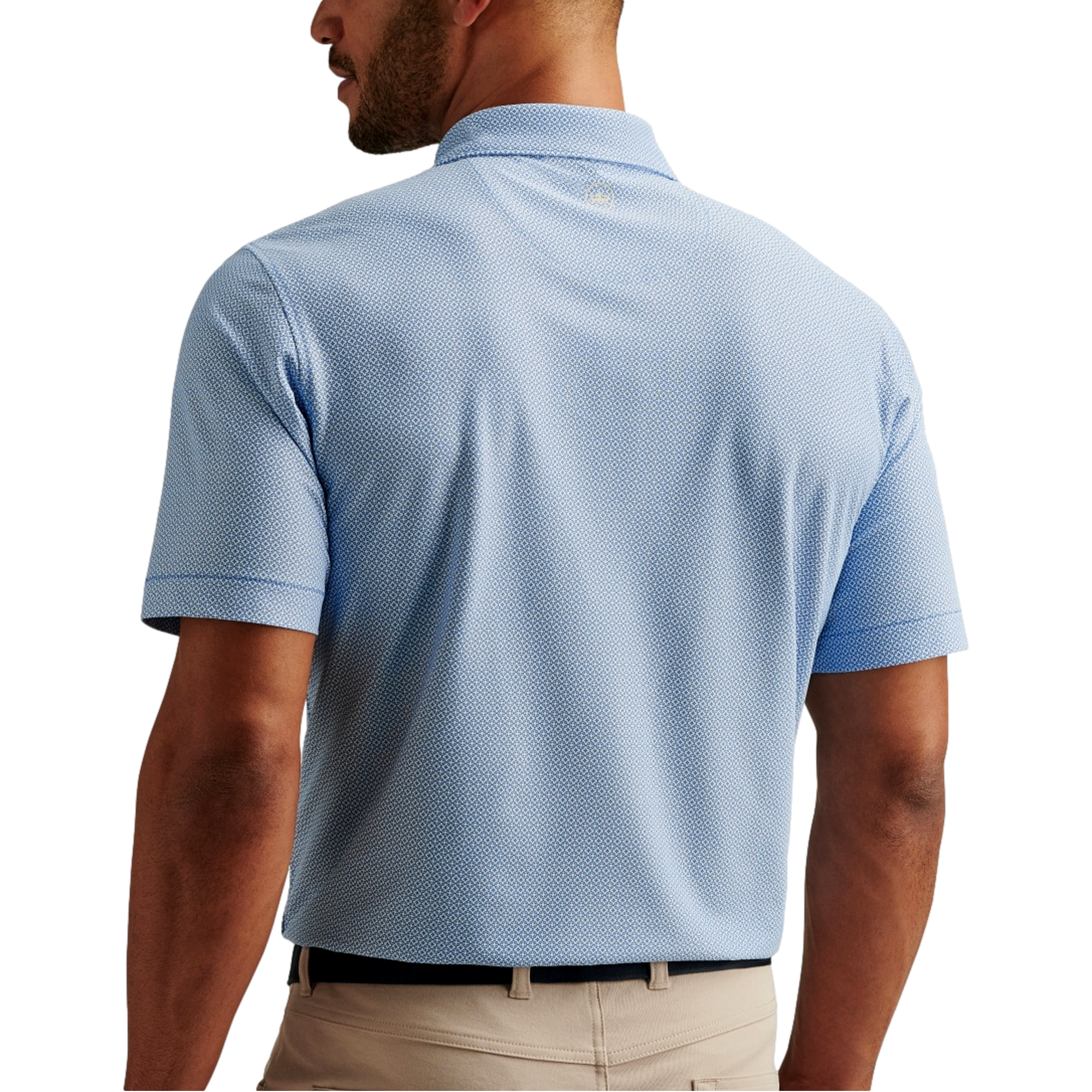 Costa Geo Men's Performance Short Sleeve Golf Polo Shirt