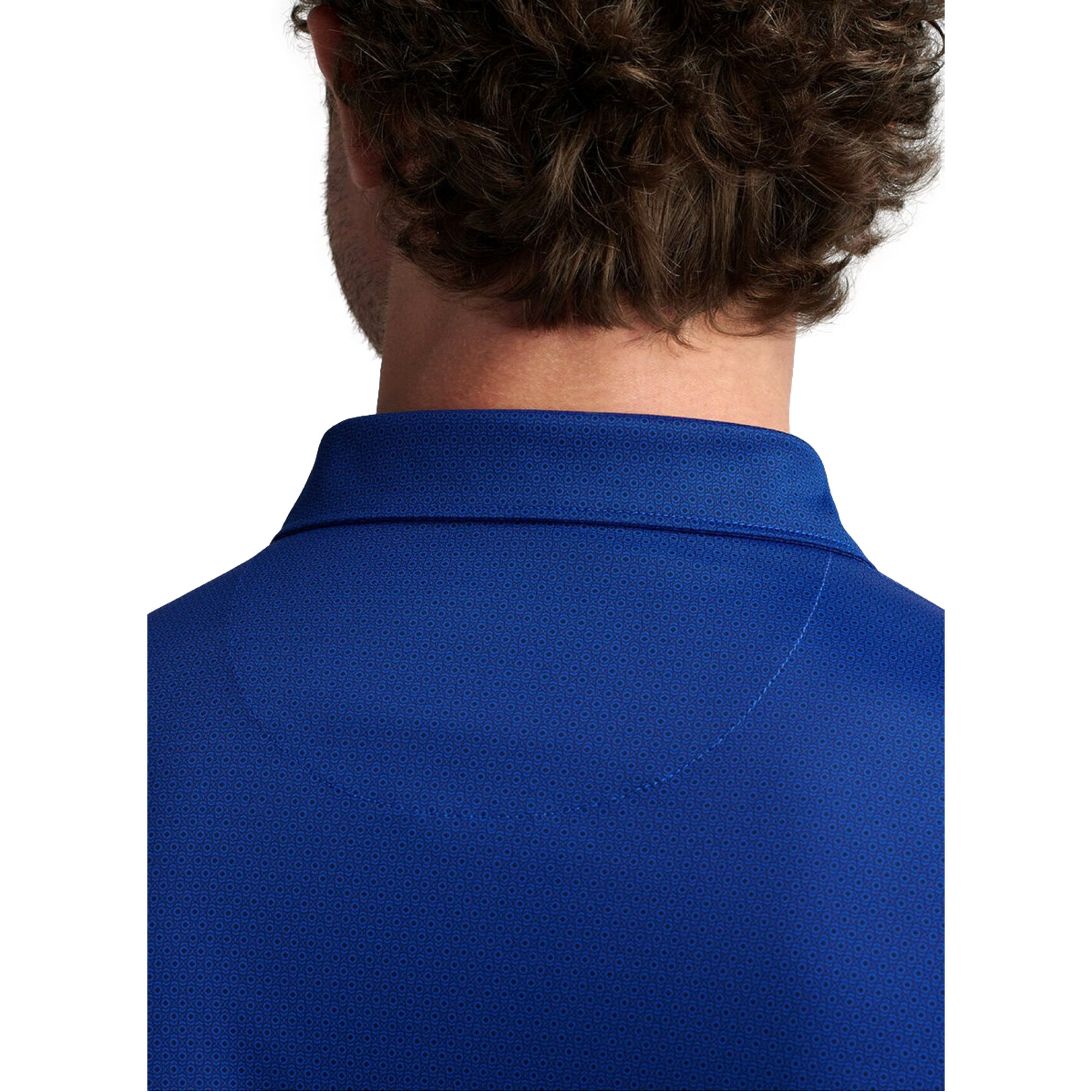 Featherweight Geo Links Men's Short Sleeve Golf Polo Shirt