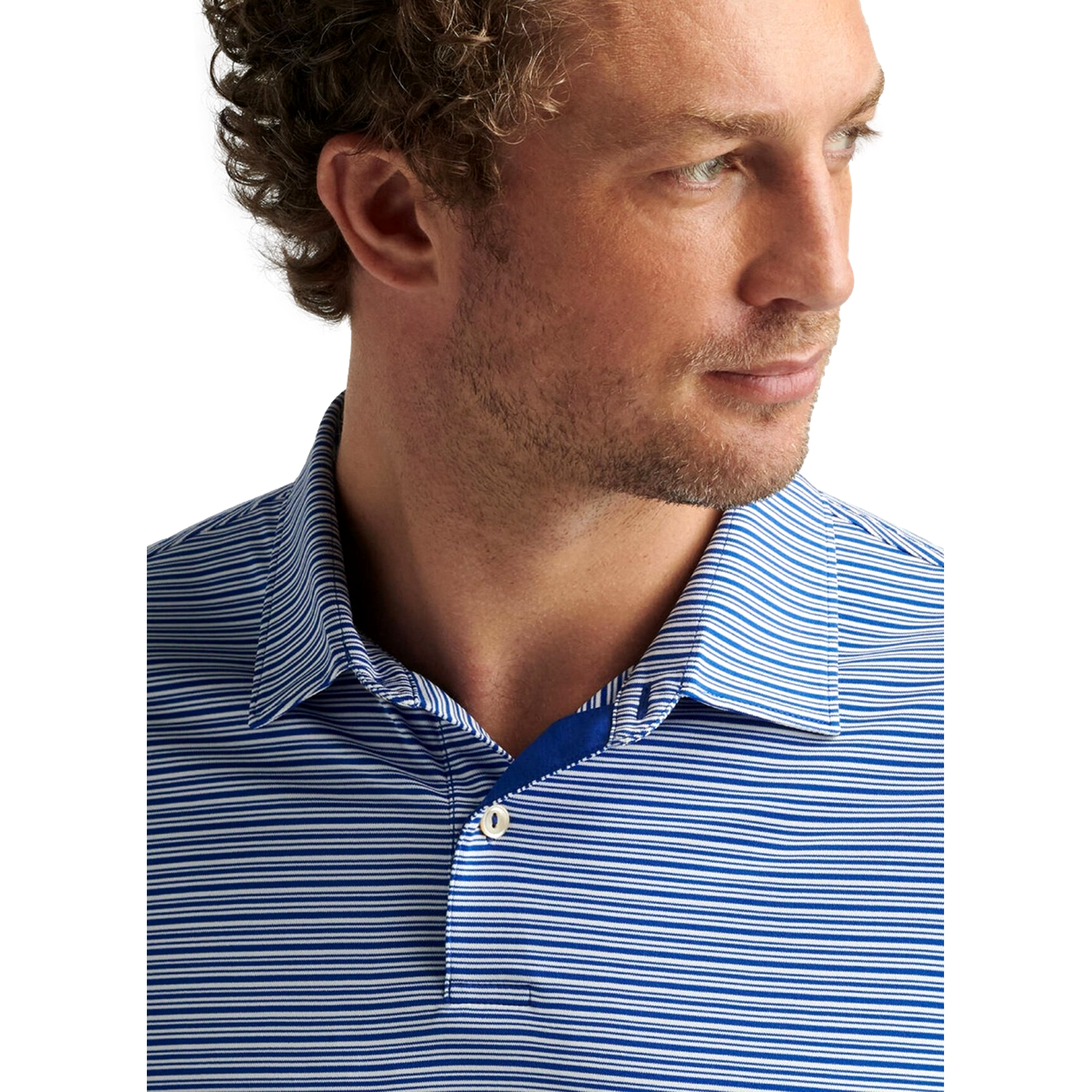 Featherweight Payne Stripe Men's Golf Polo Shirt