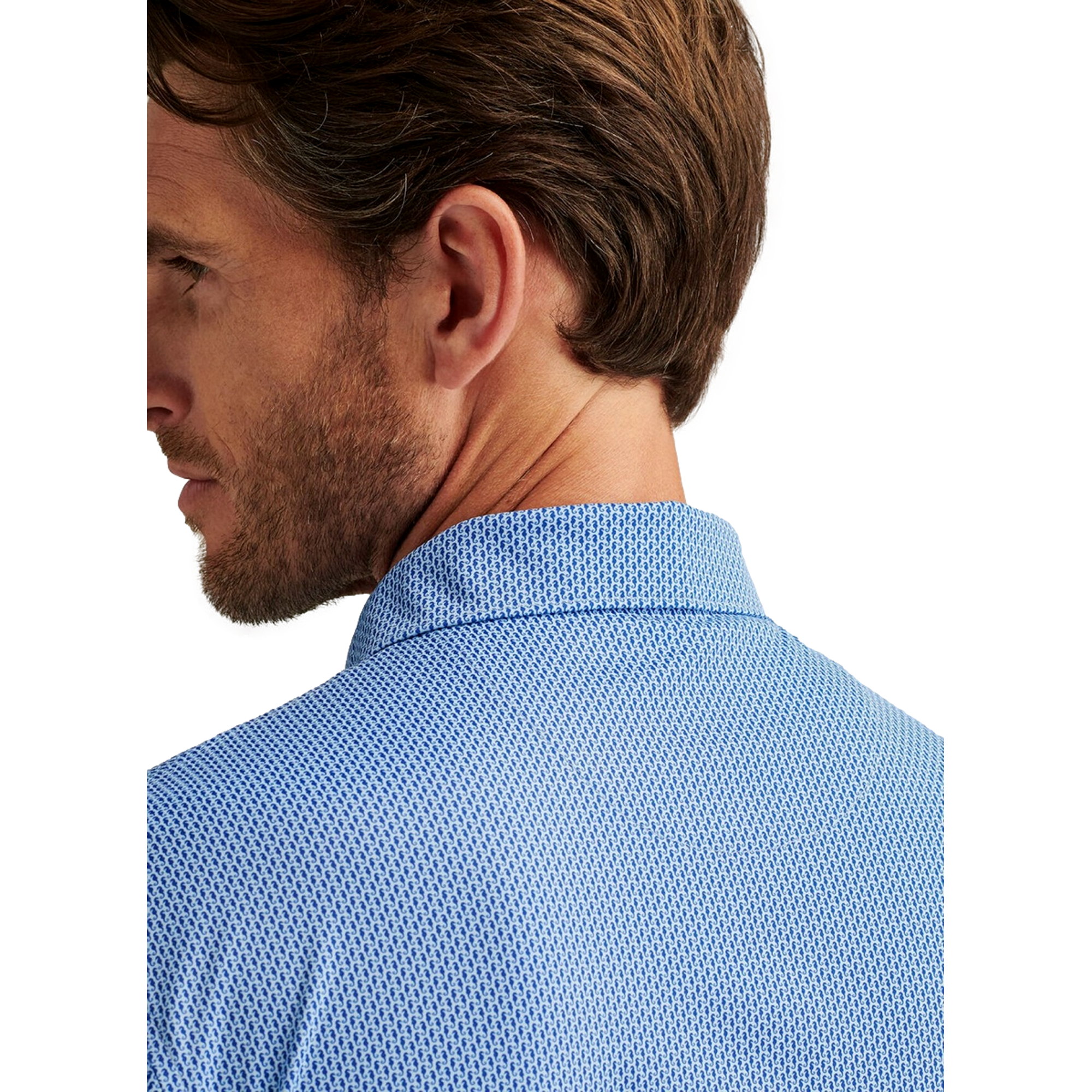 Featherweight Seahorse Men's Short Sleeve Golf Polo Shirt