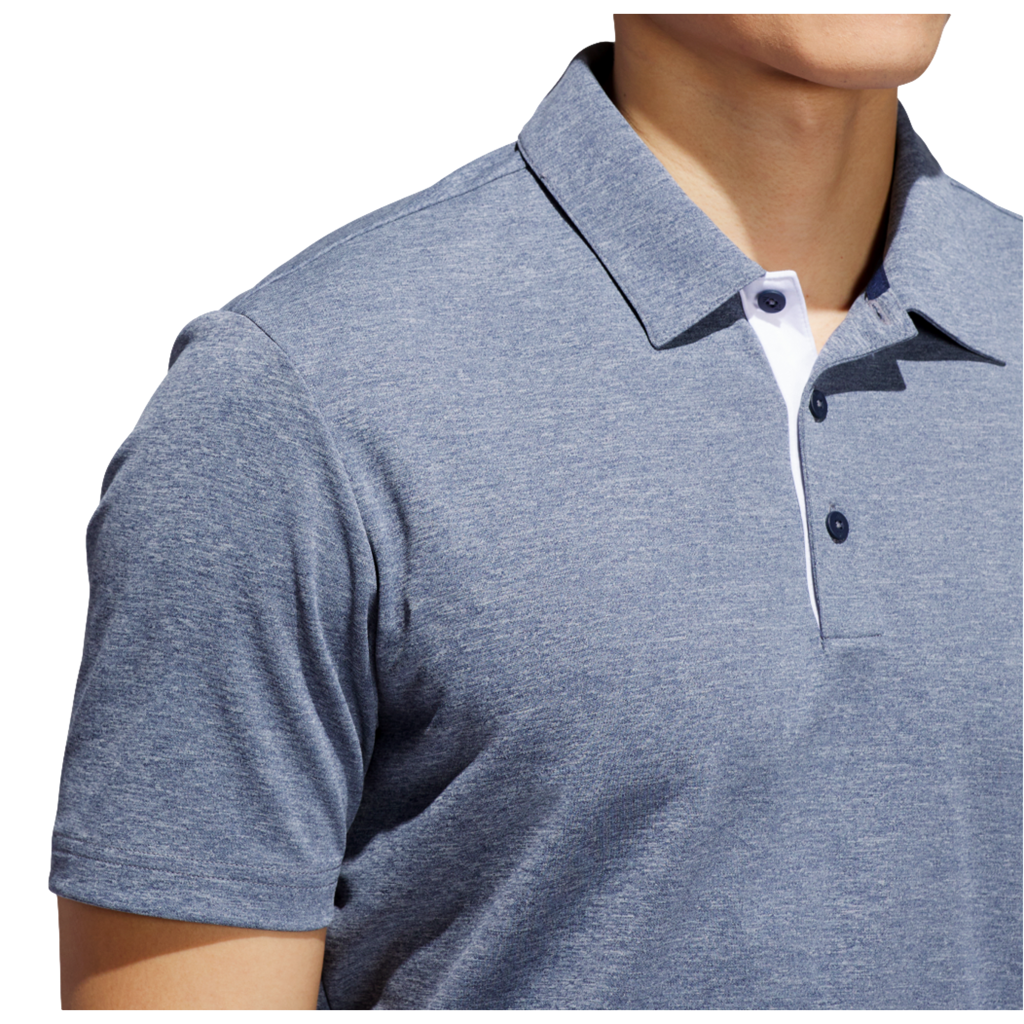 Core Heather Men's Short Sleeve Golf Polo Shirt
