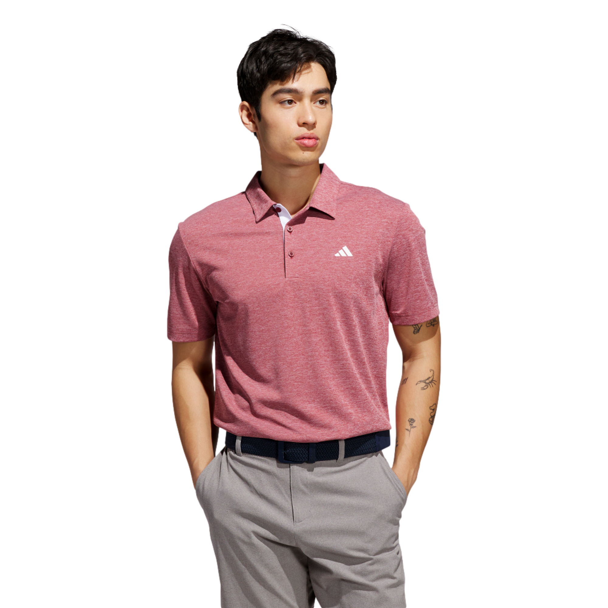 Core Heather Men's Short Sleeve Golf  Polo Shirt