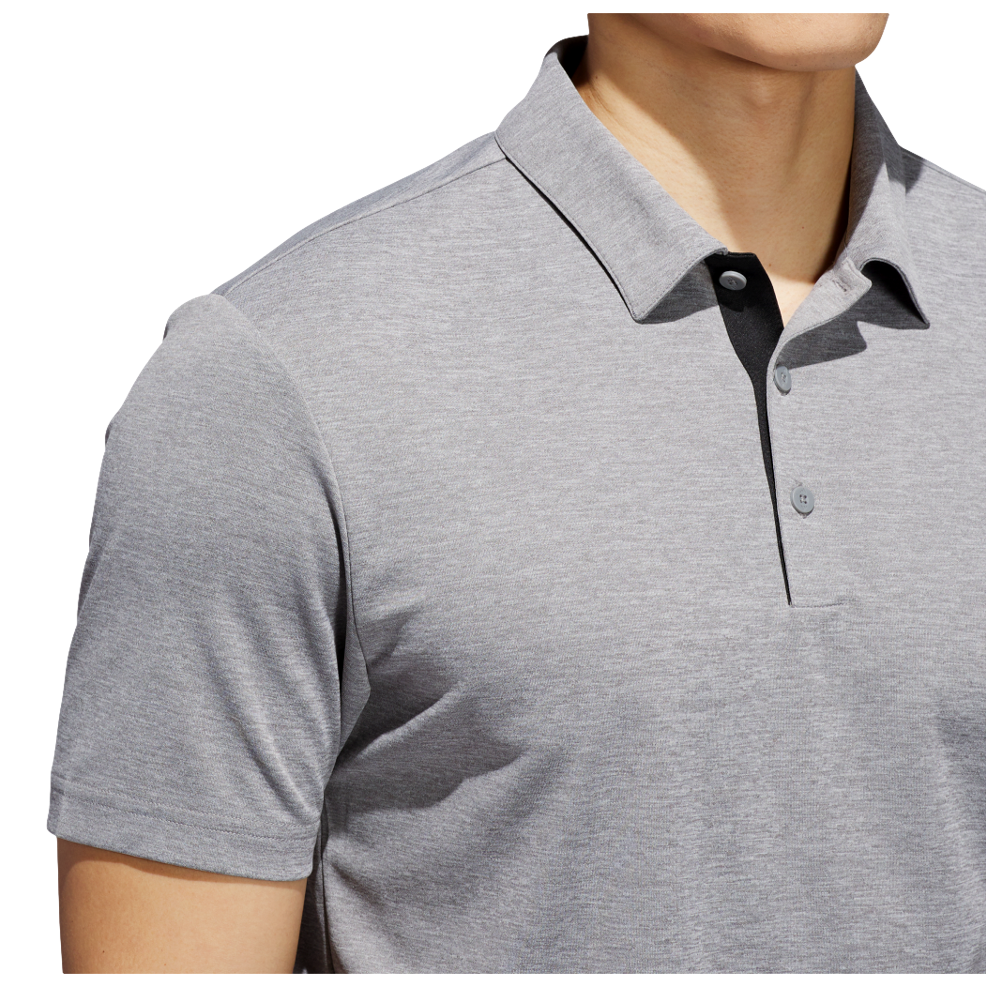 Core Heather Men's Short Sleeve Golf Polo Shirt