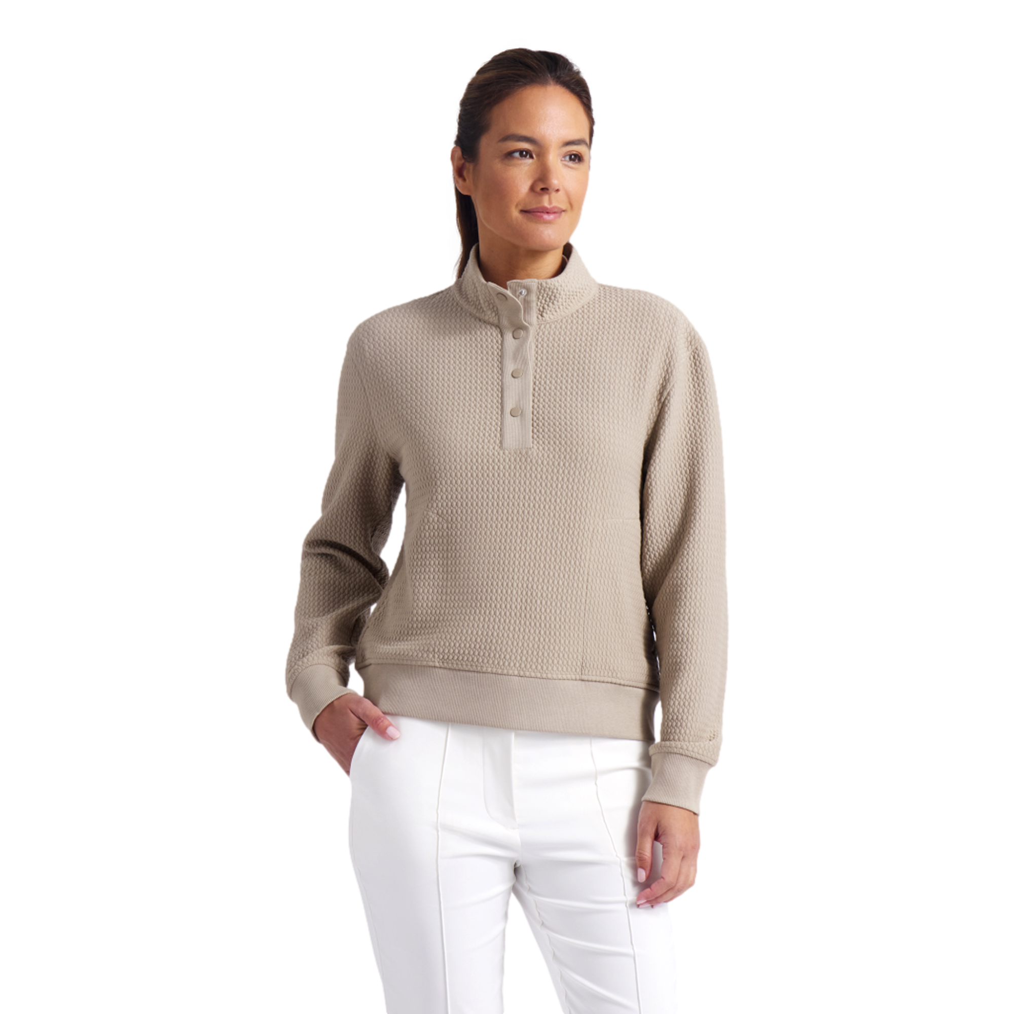 Boulder Snap Women's Golf Sweater