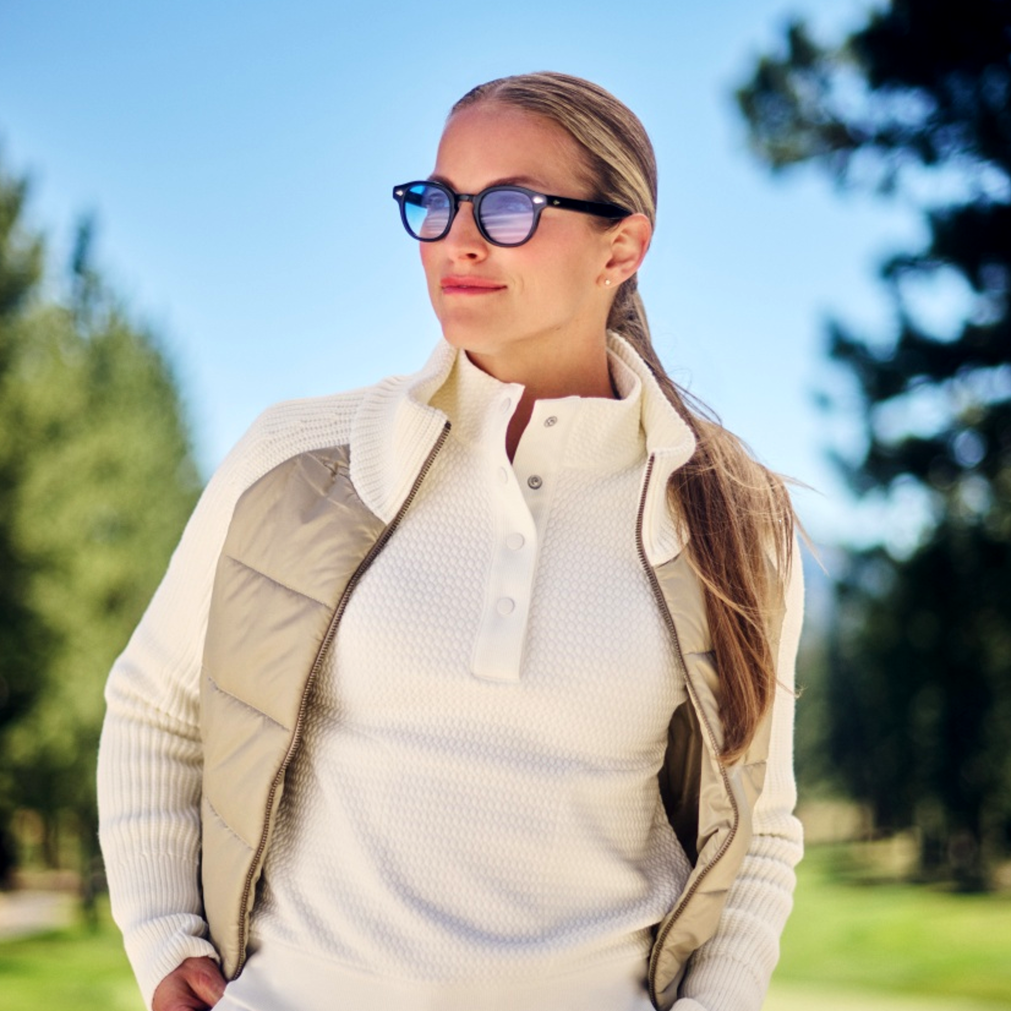 Boulder Snap Women's Golf Sweater