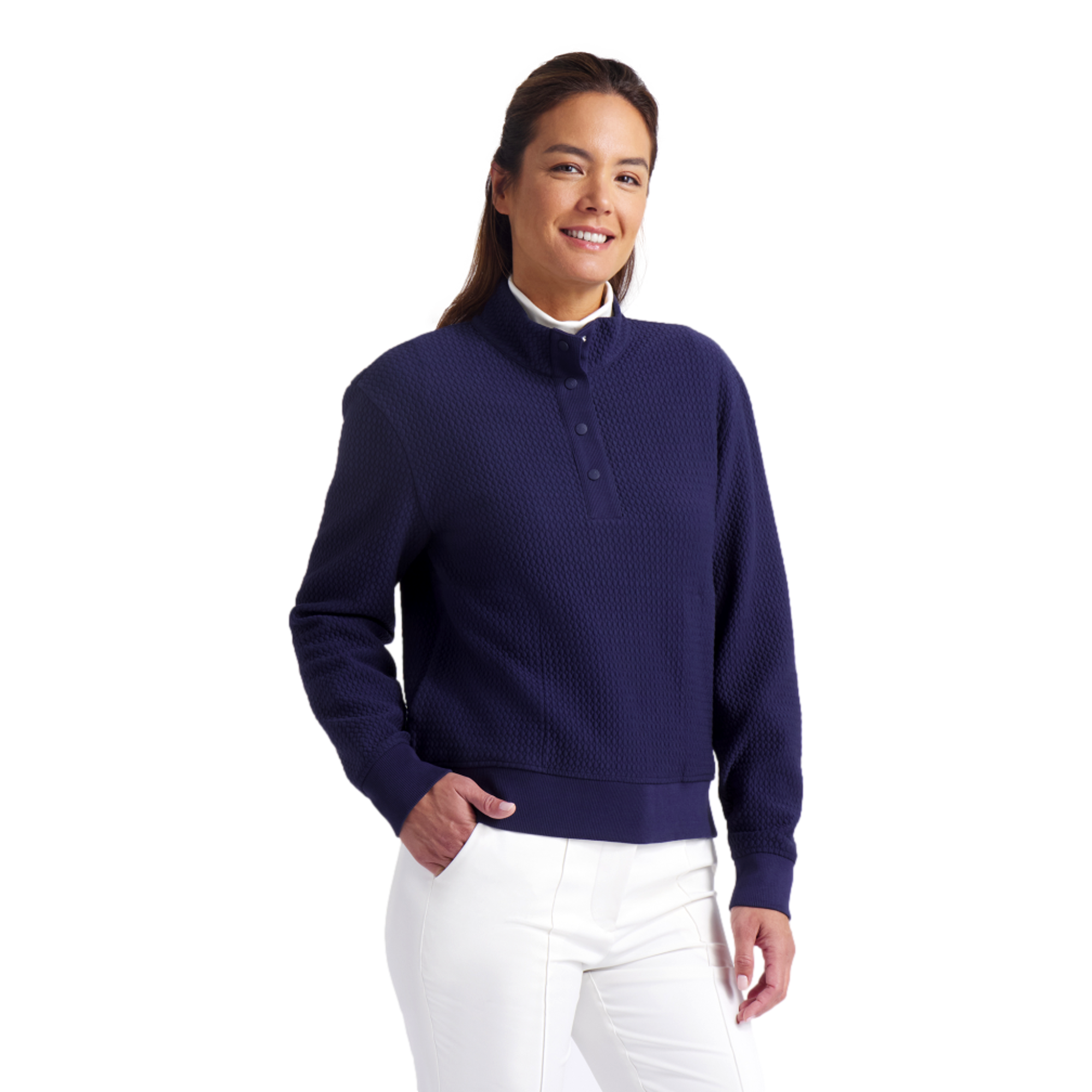 Boulder Snap Women's Golf Sweater